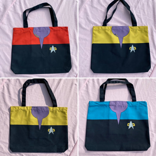VOY Uniform Zipper Tote Bag