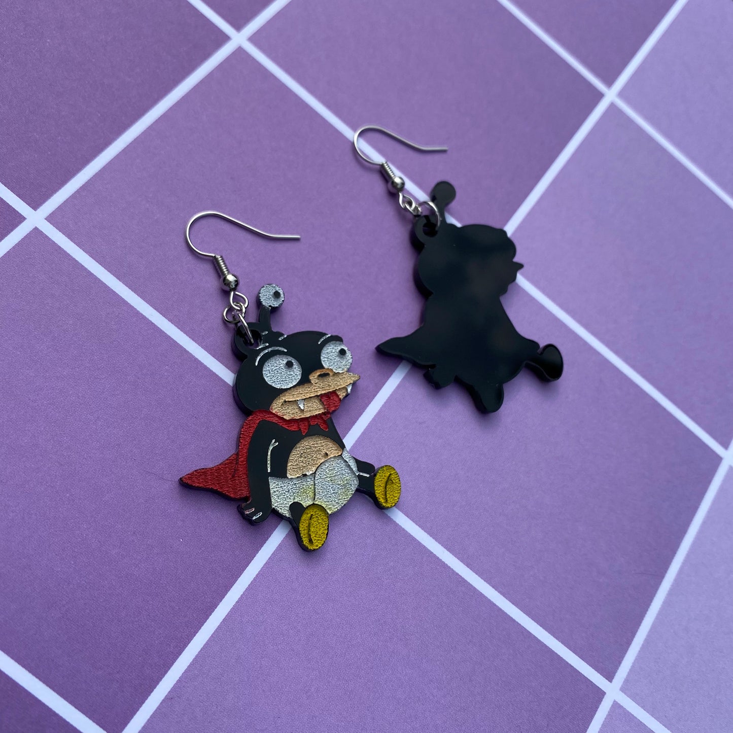 Nibbler Acrylic Earrings
