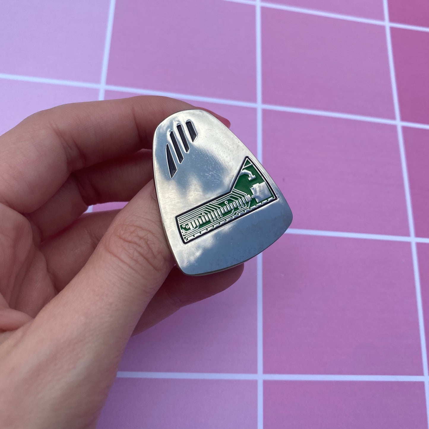 The Doctor’s Holoemitter Enamel Pin