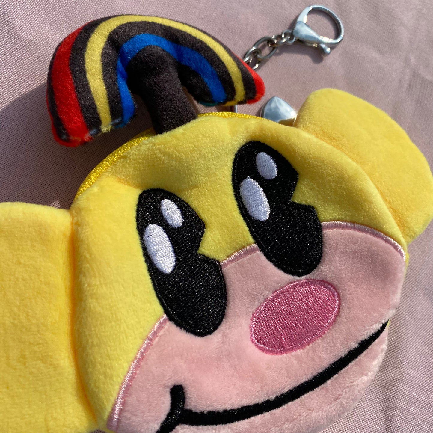 Rainbow Monkey Plush Coin Purse/Keychain
