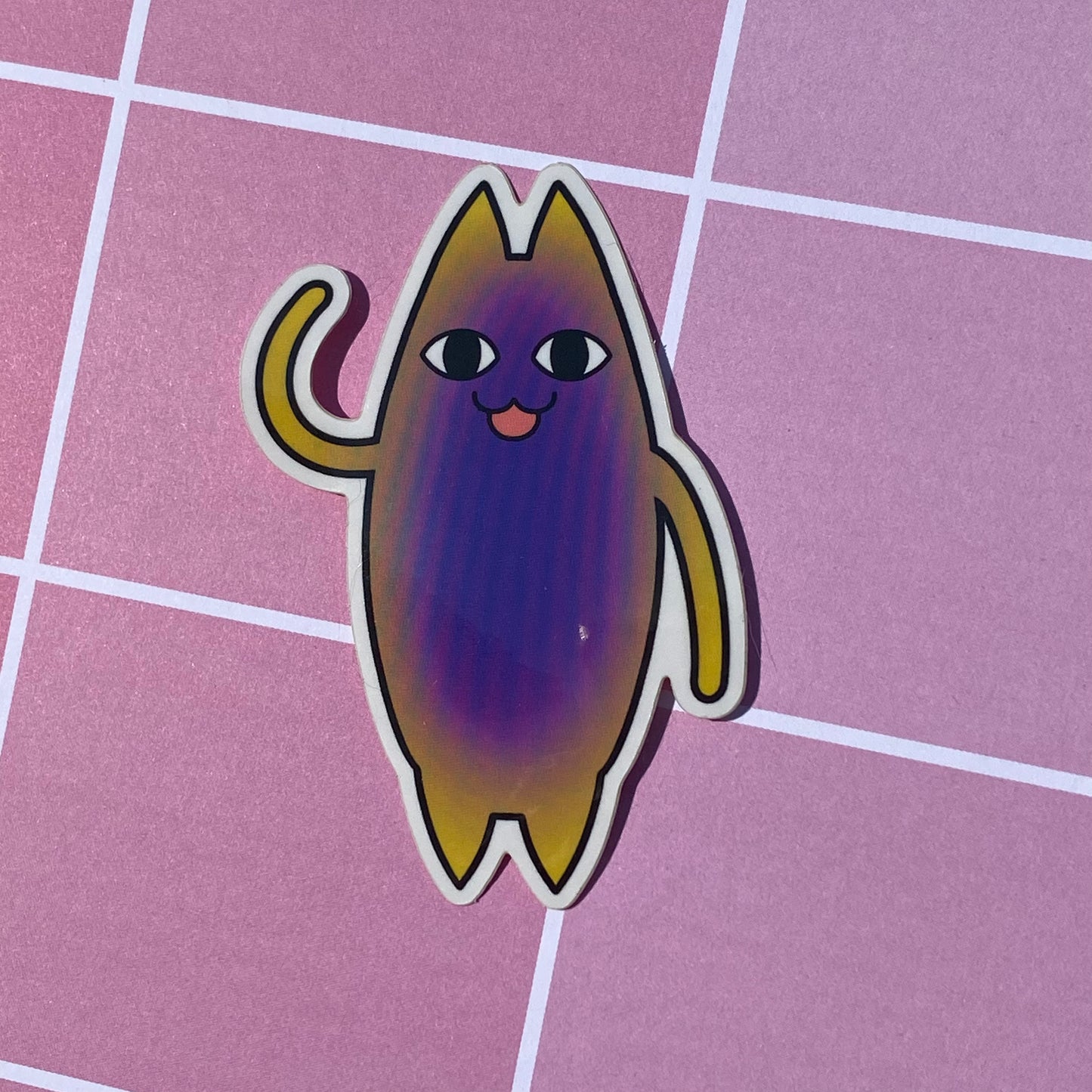 Did you say that knowing I was a CAT?! Angry Father Vinyl Sticker