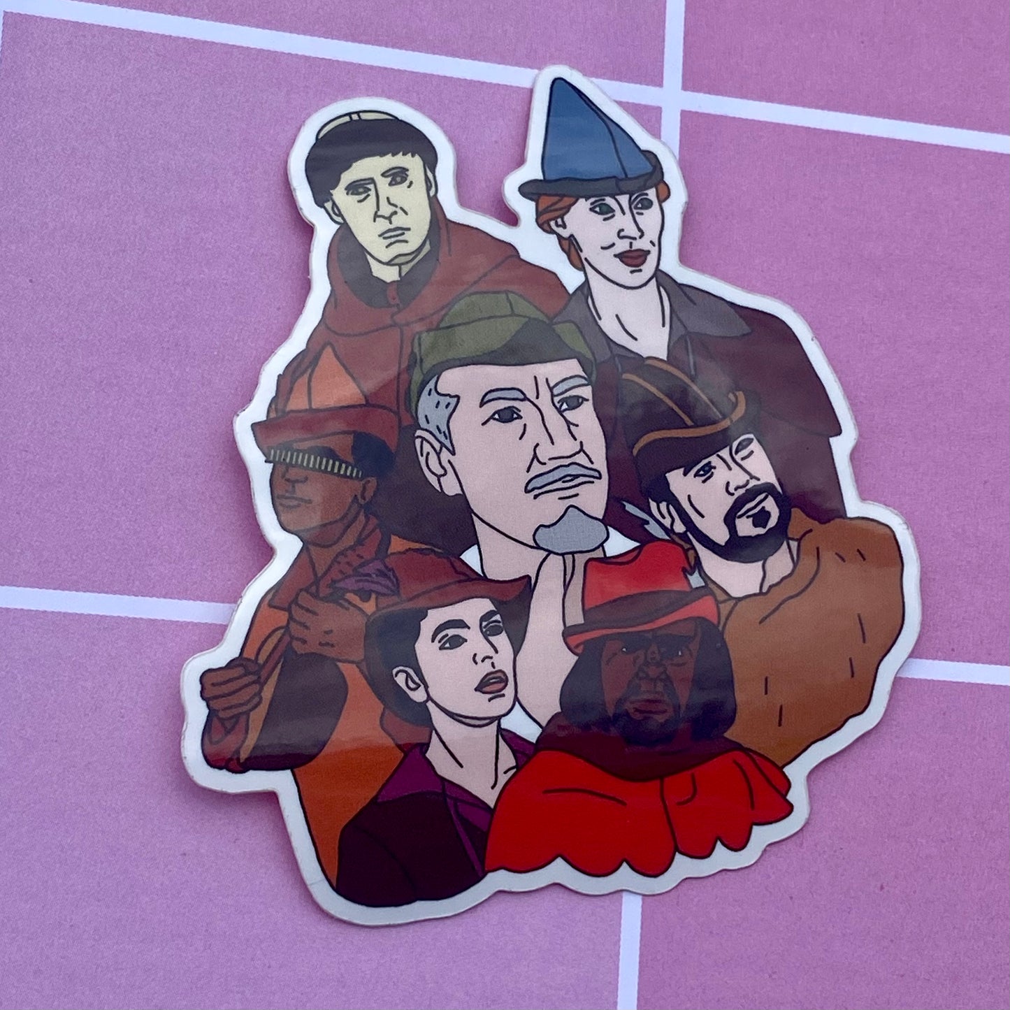 Qpid - Robin Jean-Luc Crew 3” Vinyl Sticker