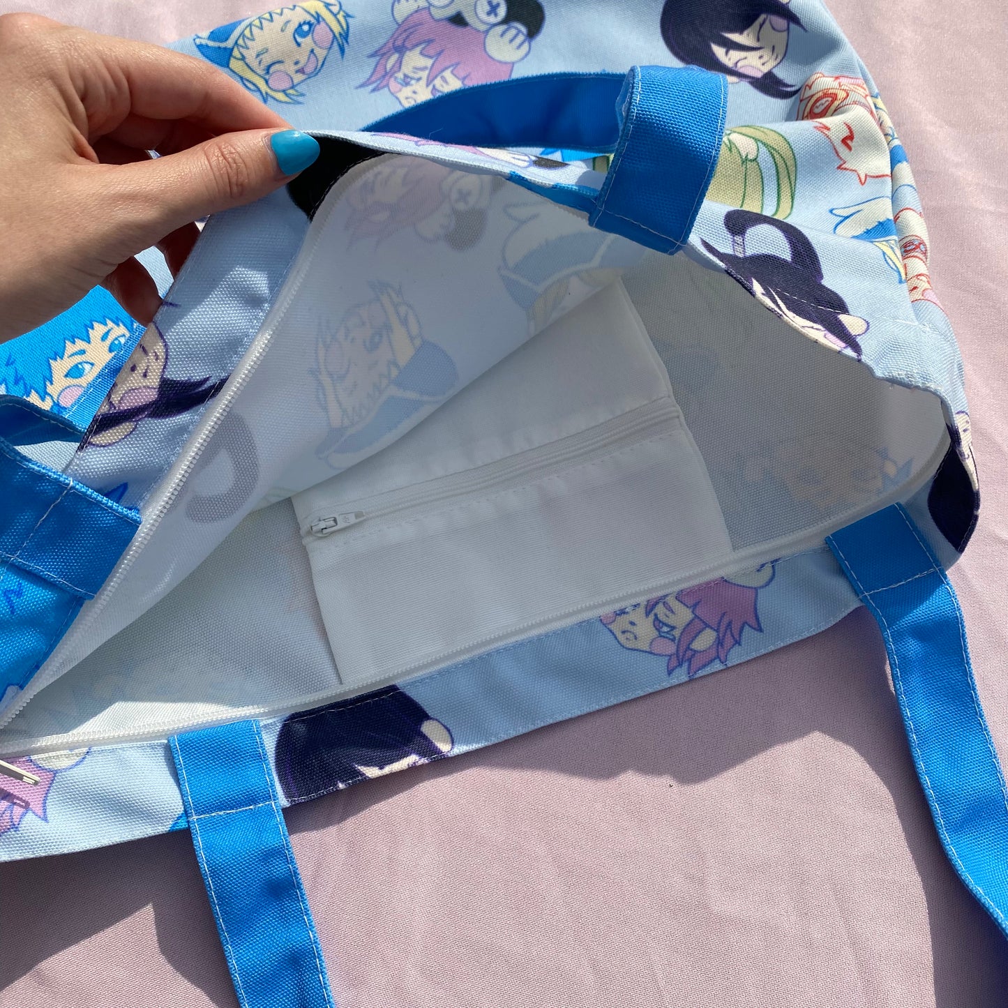 Chibi Soul Eater Zipper Tote Bag