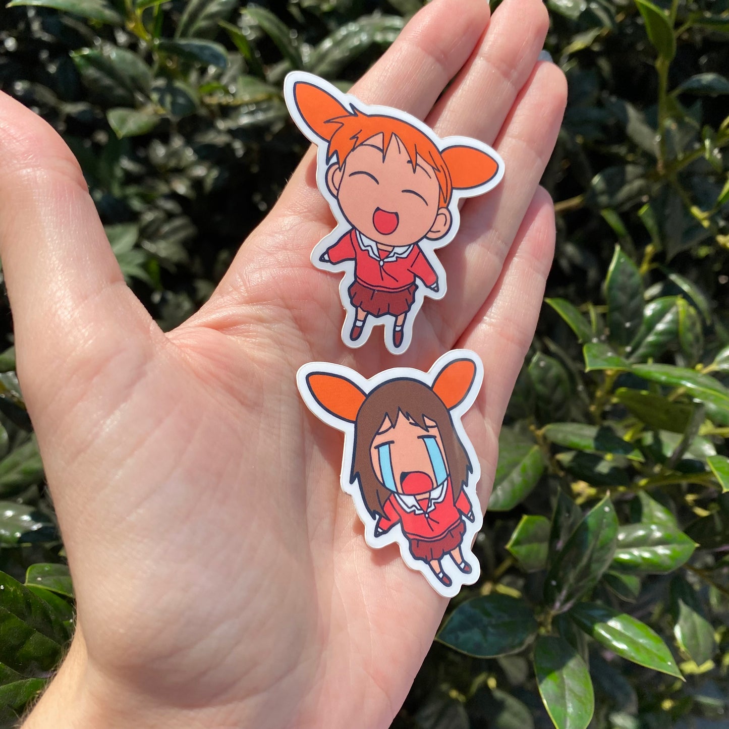 Chiyo and Osaka Flying Vinyl Sticker 2 Pack