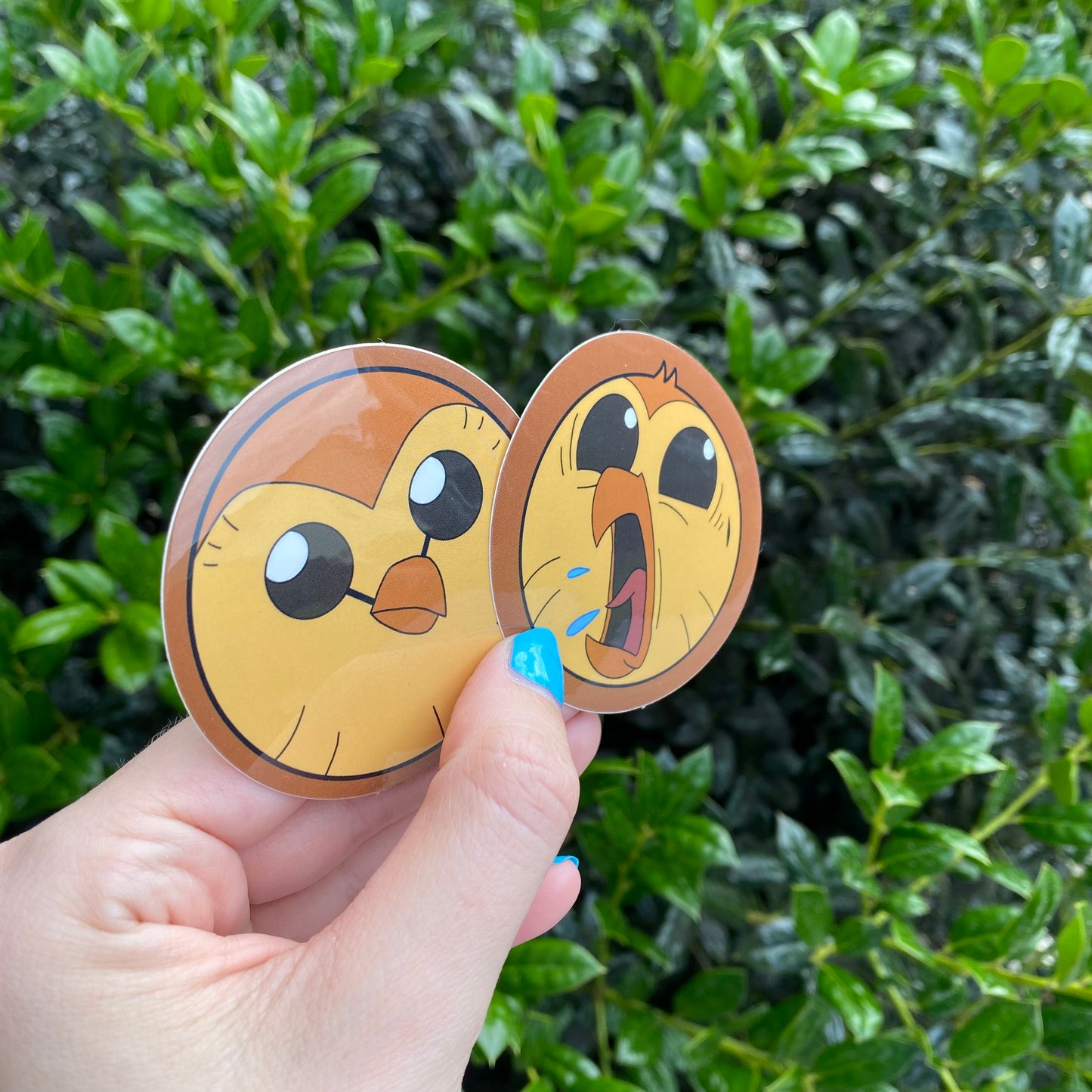 Smiling & Hootin’ 2.5” Vinyl Stickers