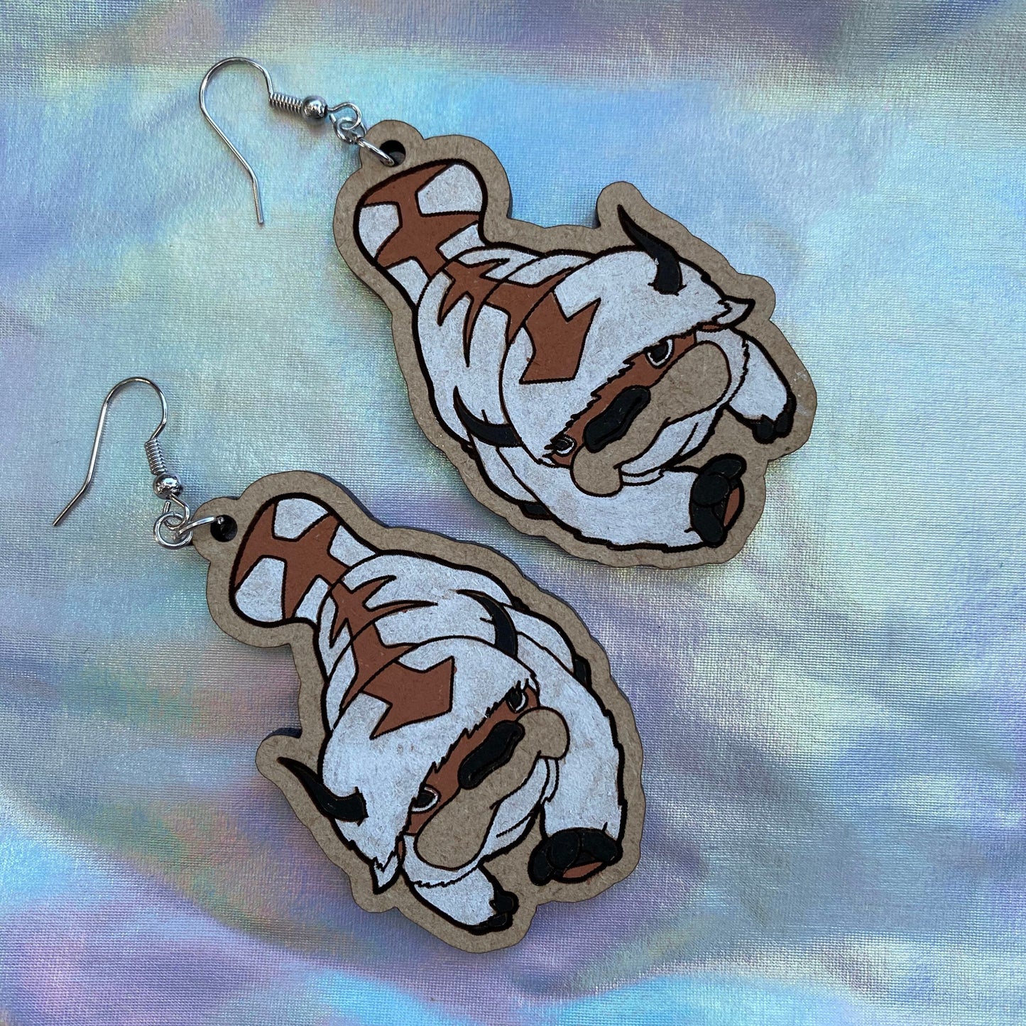 ATLA Appa Wood Engraved Earrings