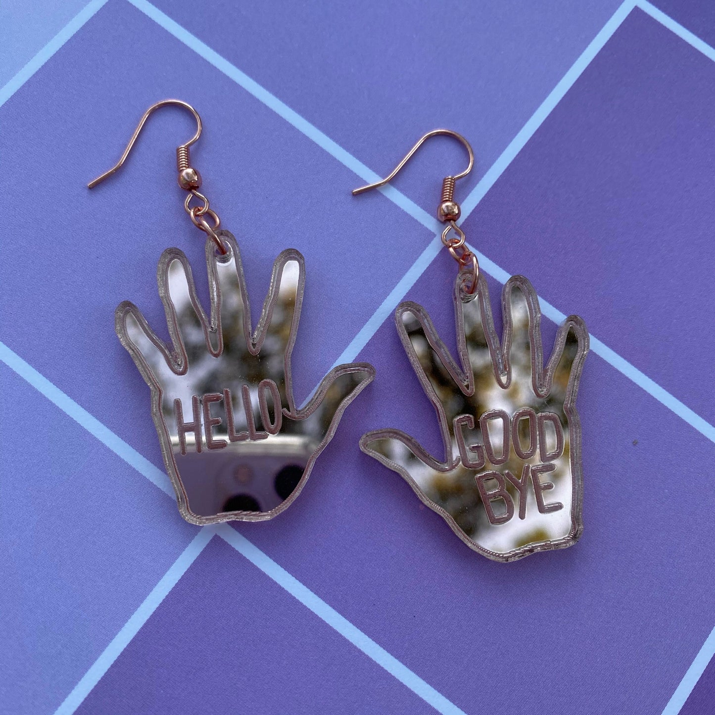 Umbrella Academy Klaus Hello-Goodbye Inspired Earrings