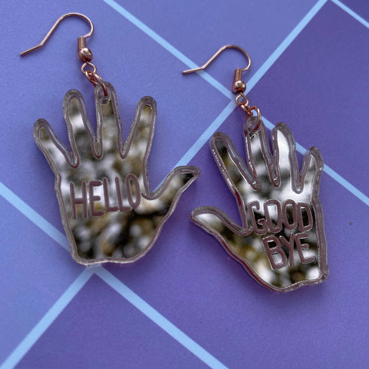 Umbrella Academy Klaus Hello-Goodbye Inspired Earrings