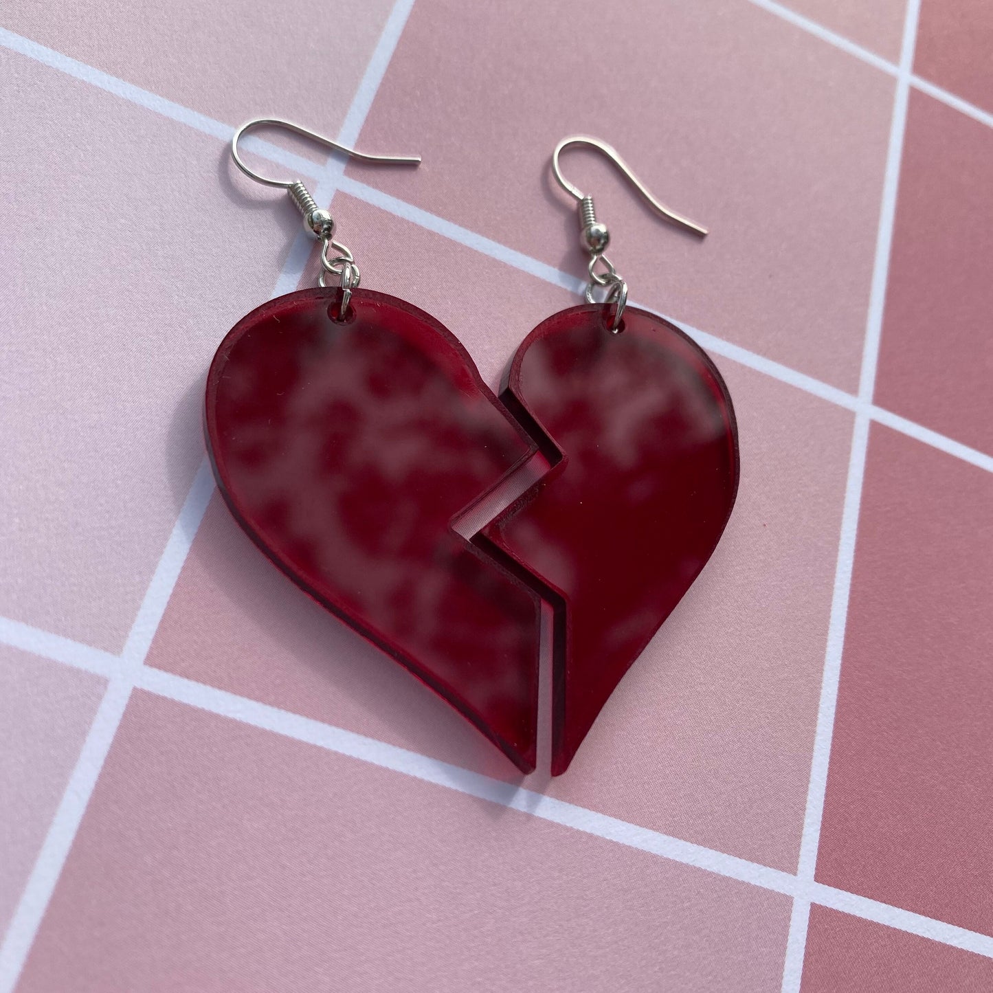 Broken Heart Earrings