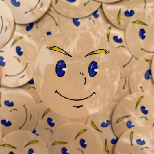 MHA Togato Mirio Quirk Face Vinyl Sticker