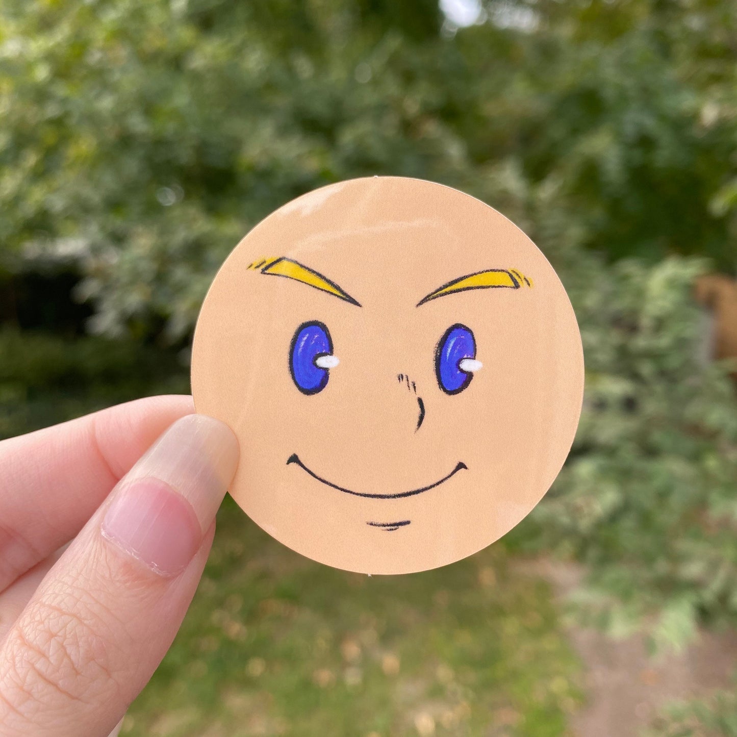 MHA Togato Mirio Quirk Face Vinyl Sticker