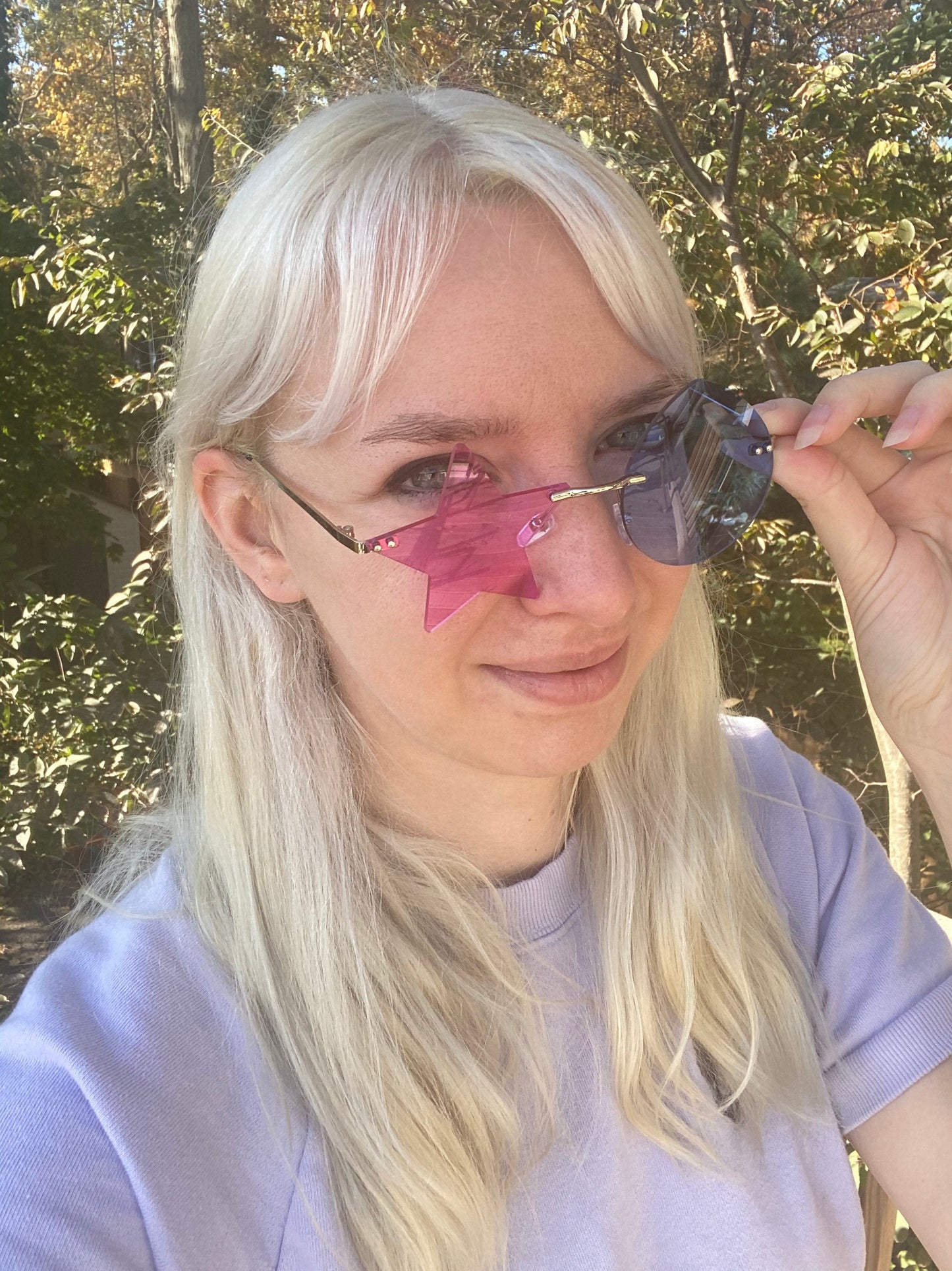 Star Drop Fashion Glasses