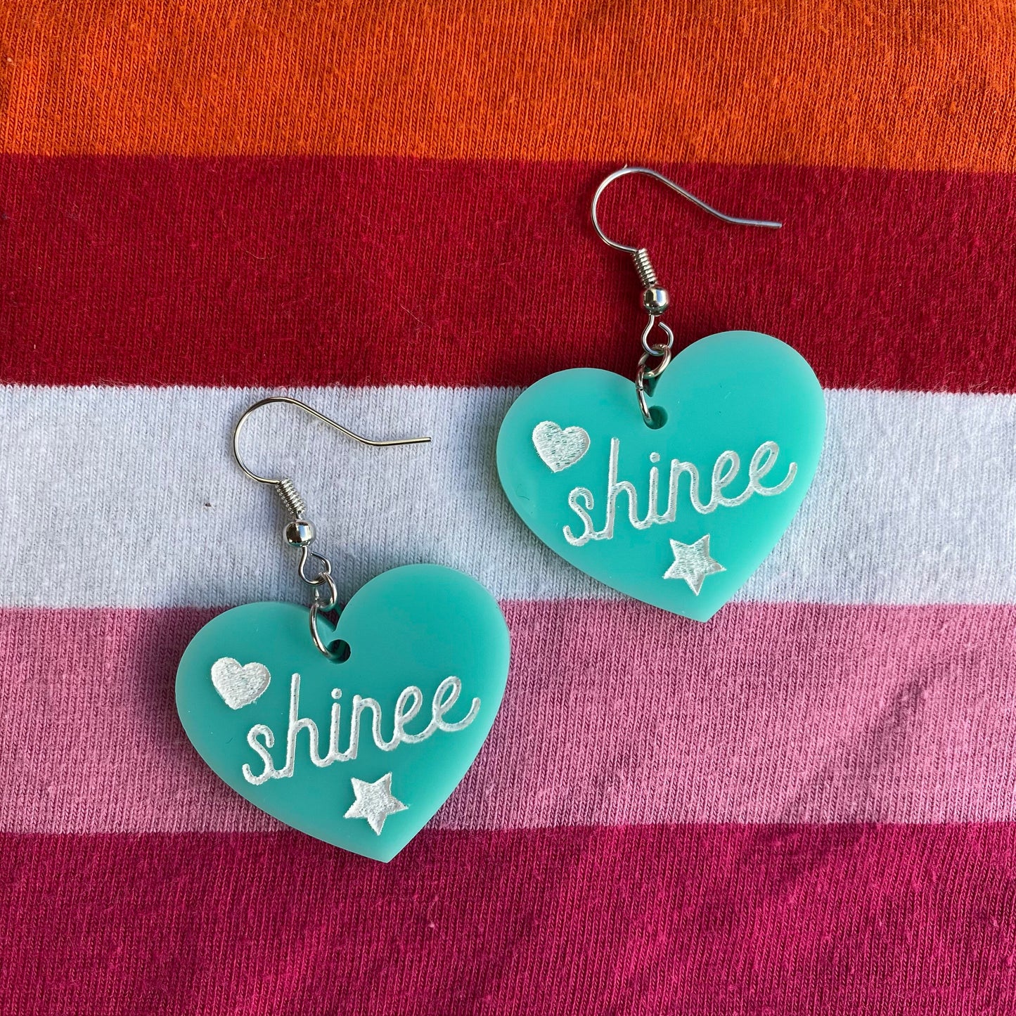 Sweetheart SHINee Inspired Acrylic Earrings