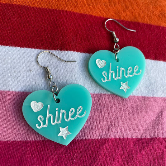 Sweetheart SHINee Inspired Acrylic Earrings