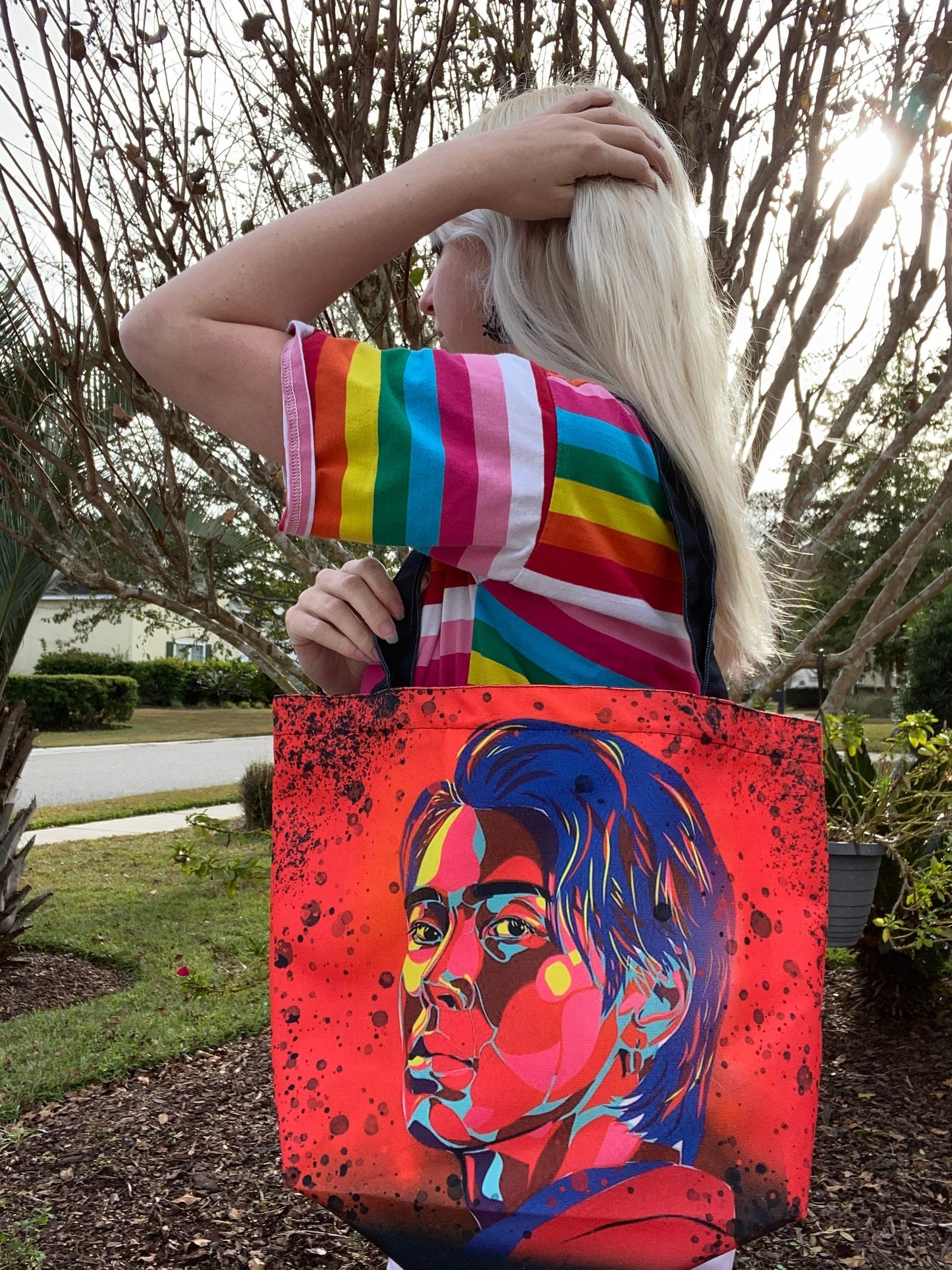 Doublesided TVXQ Yunho and Changmin Inspired Tote Bag