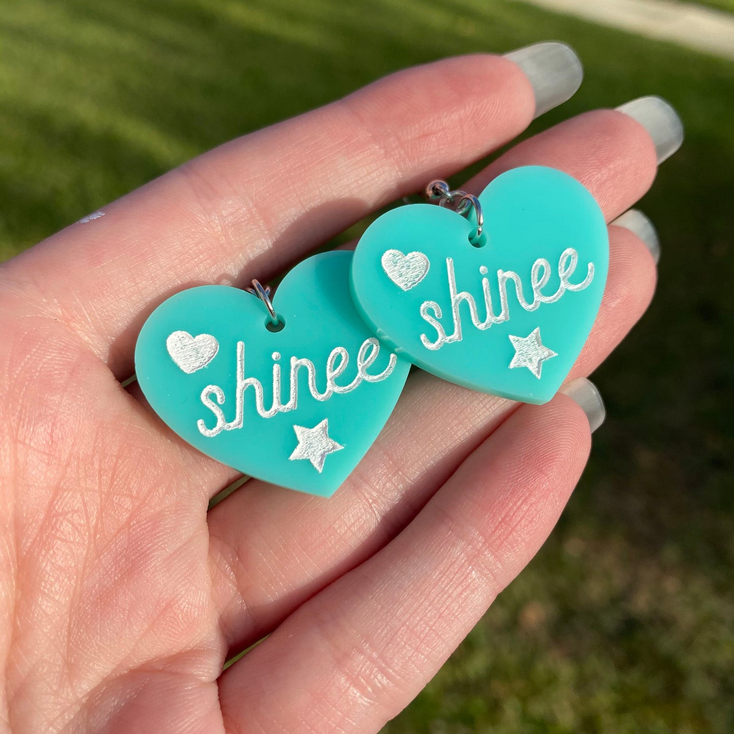 Sweetheart SHINee Inspired Acrylic Earrings