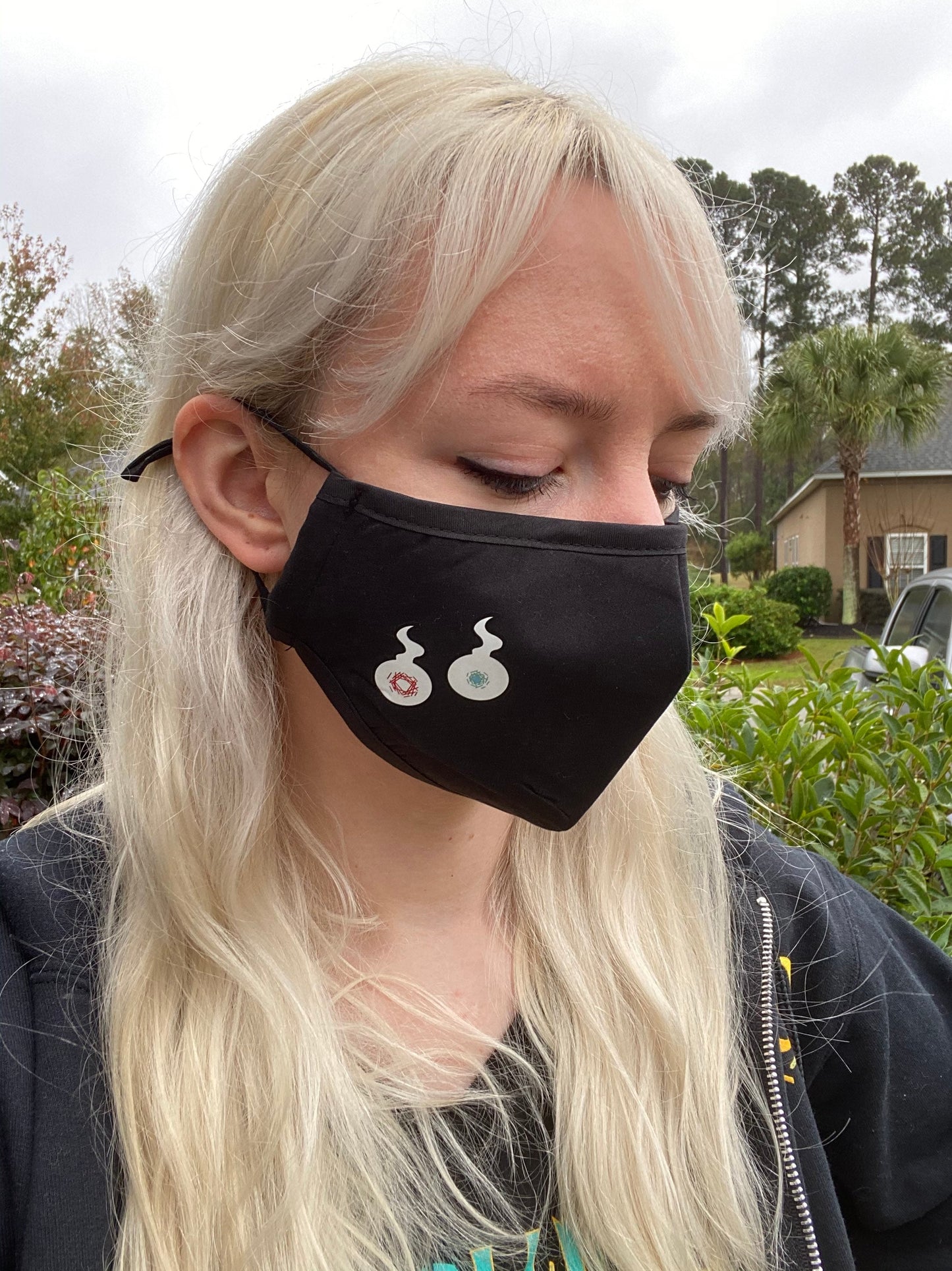 TBHK Hanako-kun Seal with Hakujoudai Face Mask