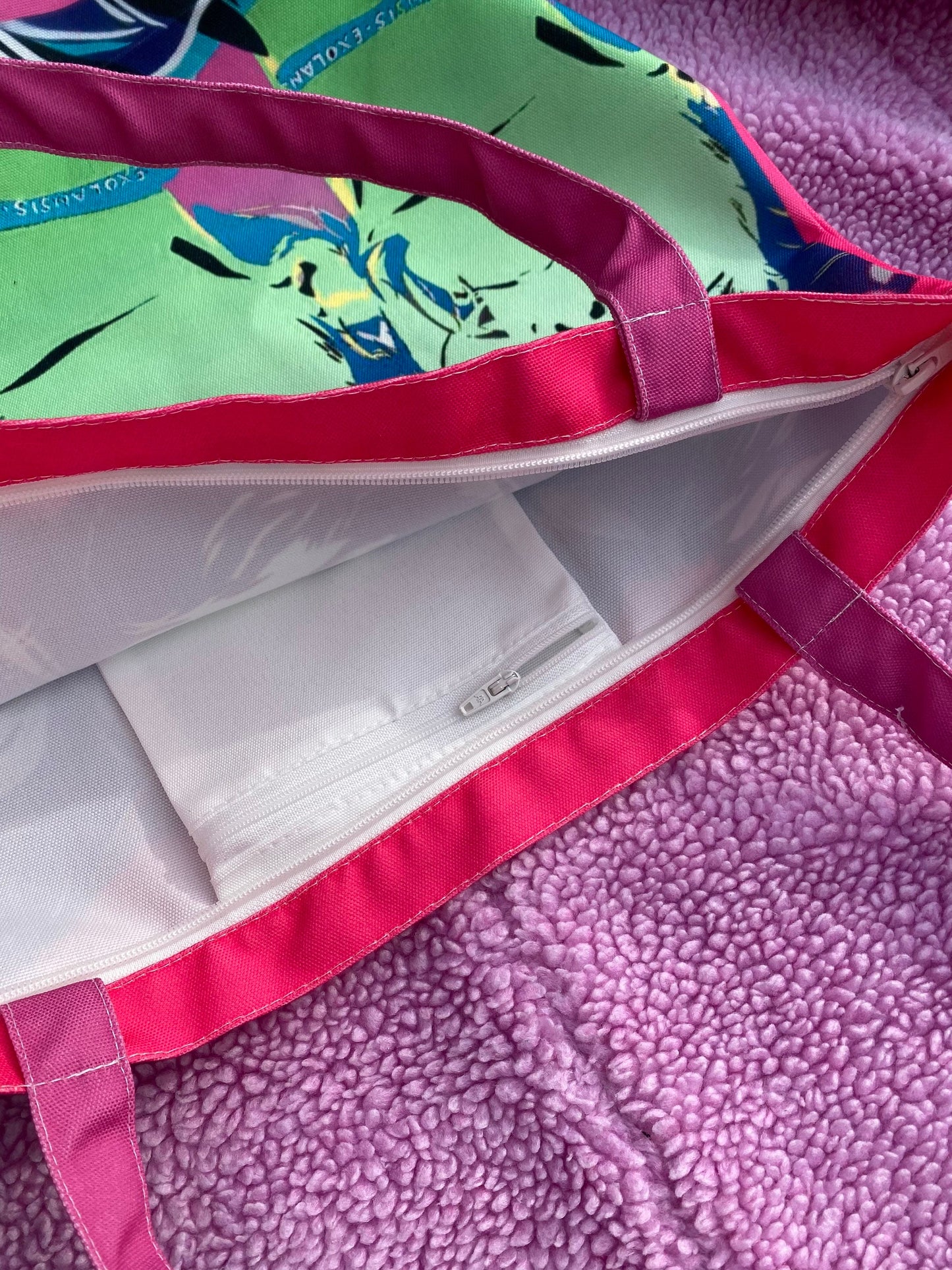 EXO Baekhyun Inspired Neon Tote Bag