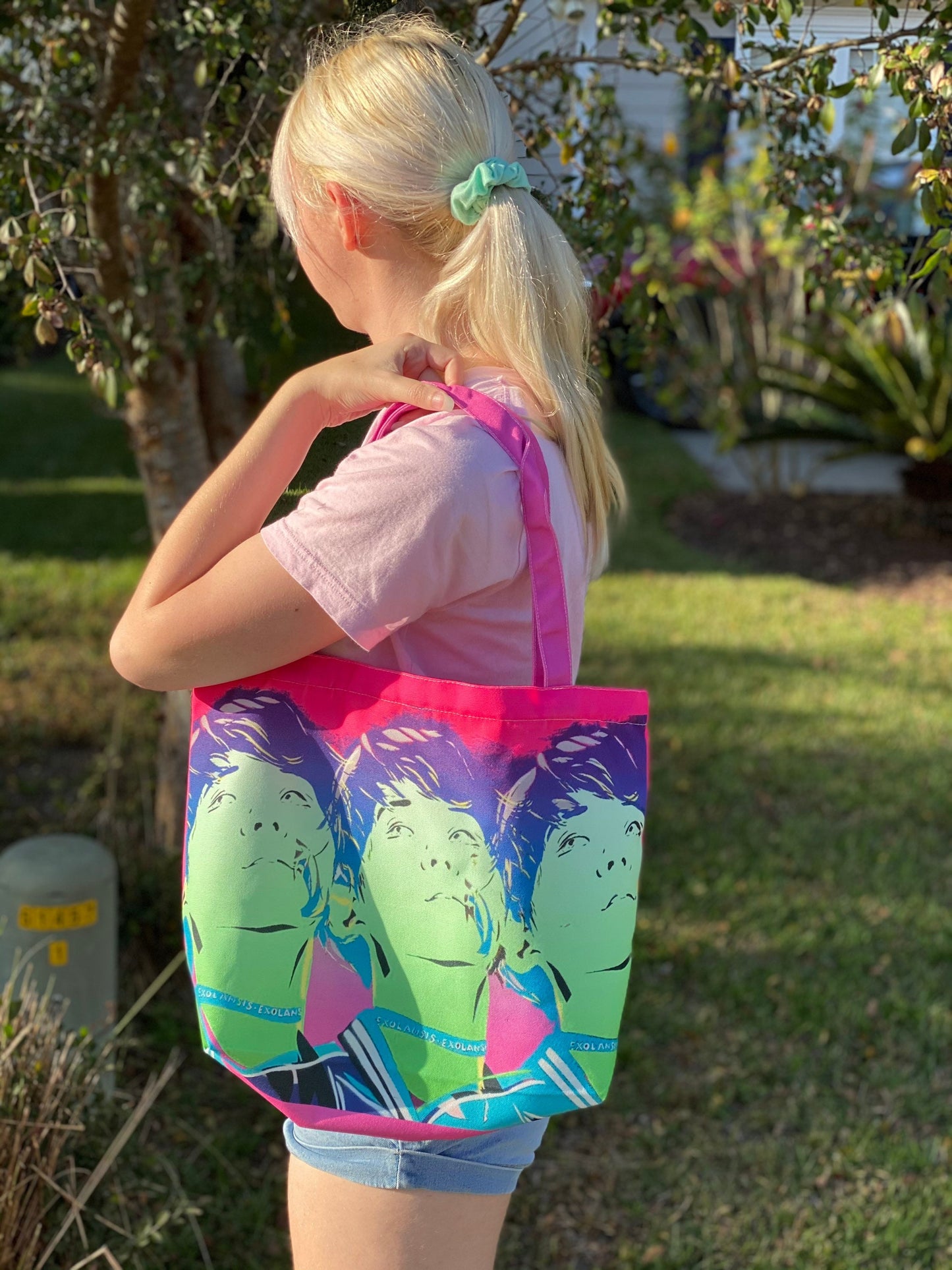 EXO Baekhyun Inspired Neon Tote Bag