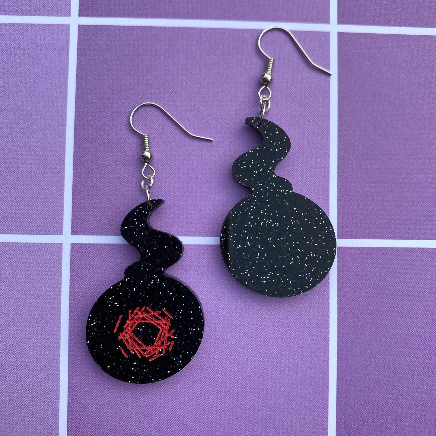 TBHK Glitter Kokojoudai Tsukasa Inspired Acrylic Earrings