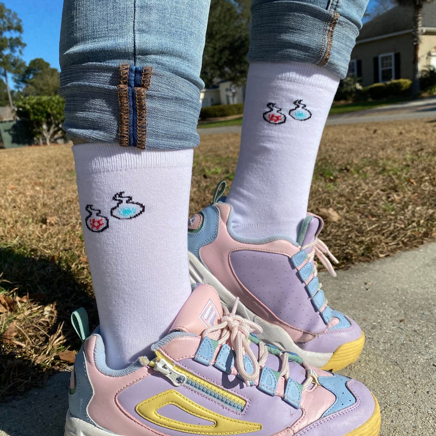 TBHK Hanako-kun Hakujoudai Inspired Adult Socks