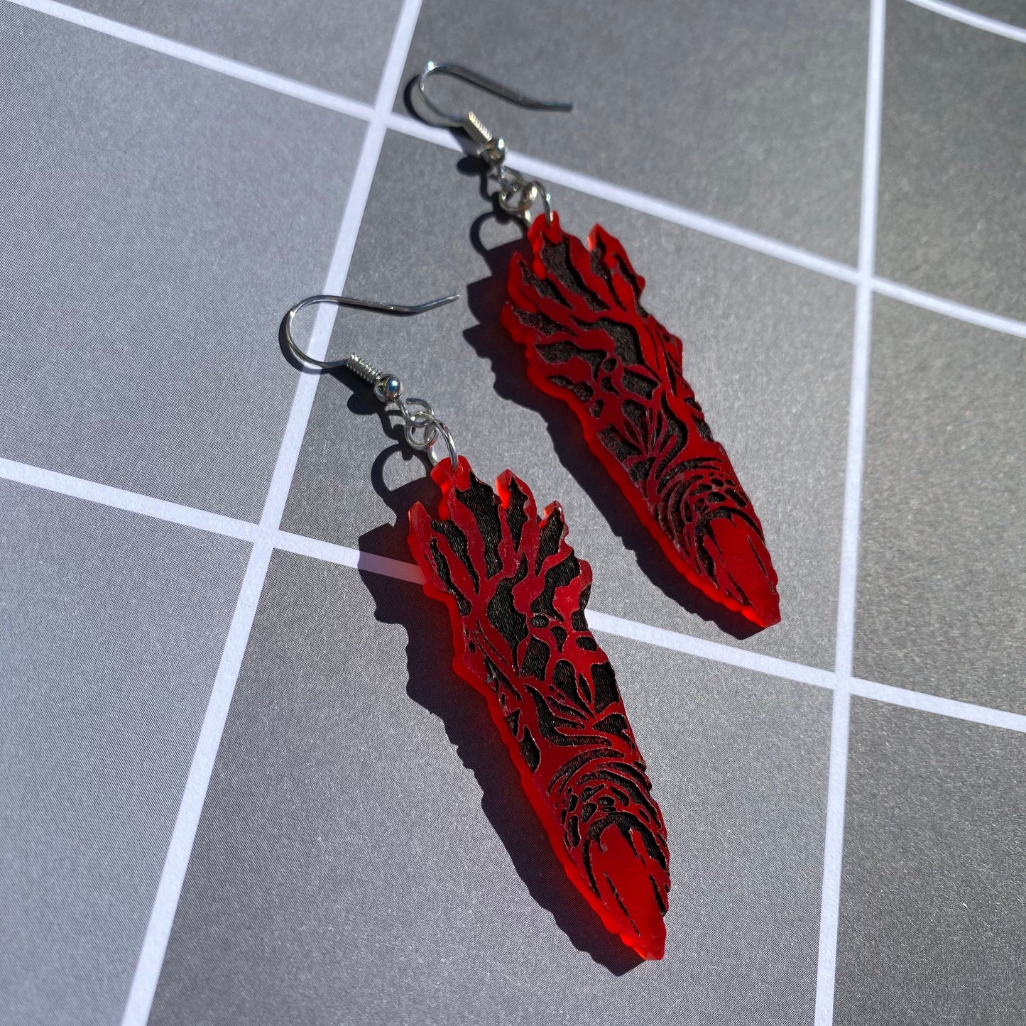 Cursed Finger Acrylic Earrings