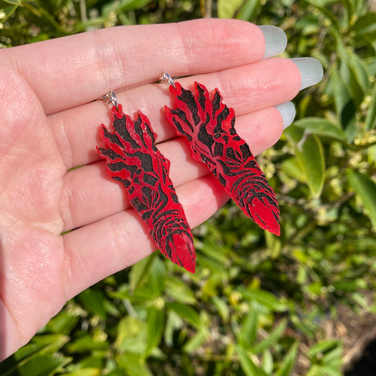 Cursed Finger Acrylic Earrings
