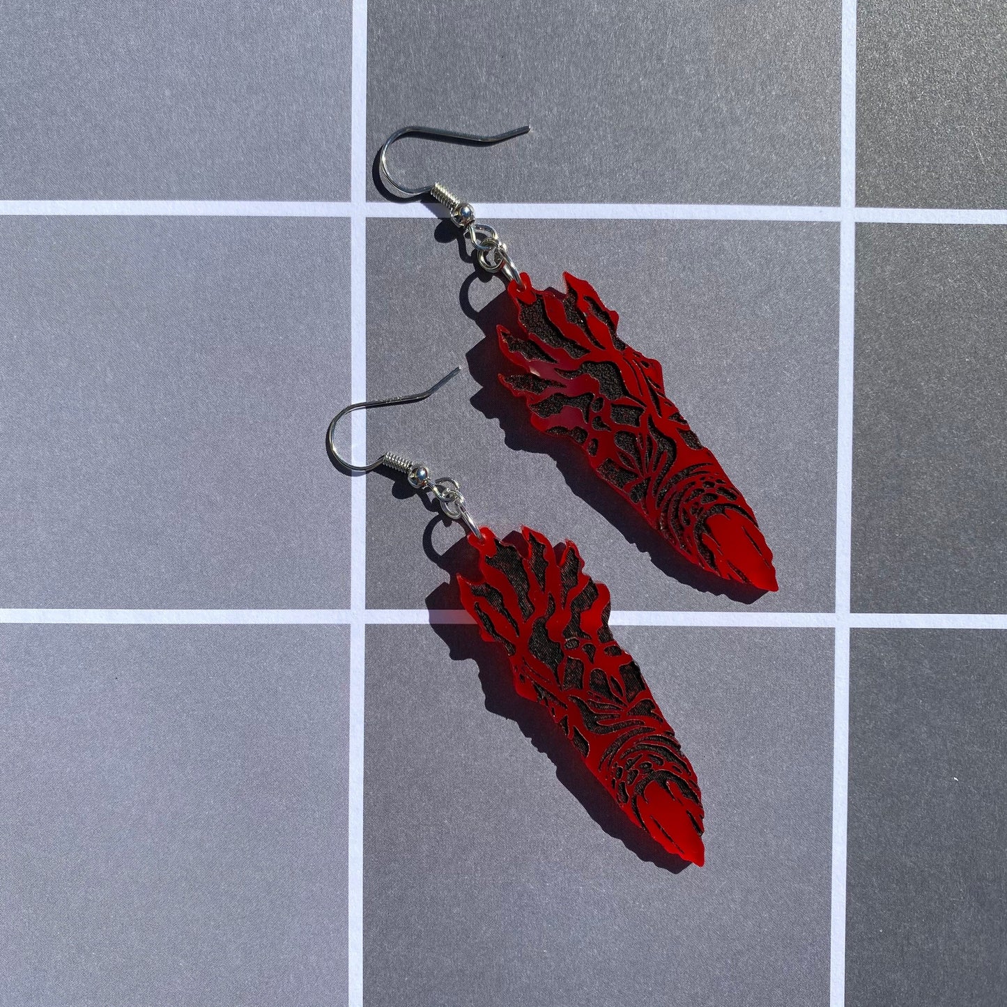 Cursed Finger Acrylic Earrings
