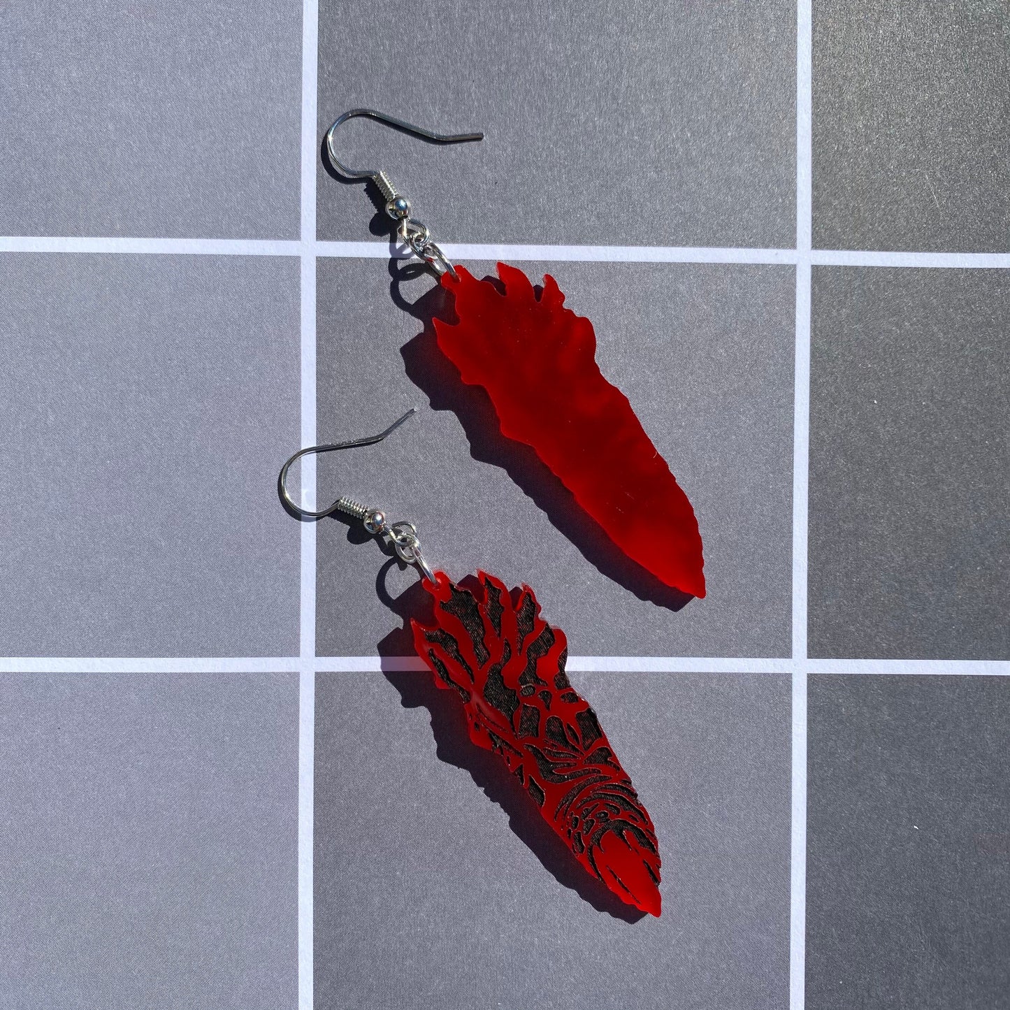 Cursed Finger Acrylic Earrings