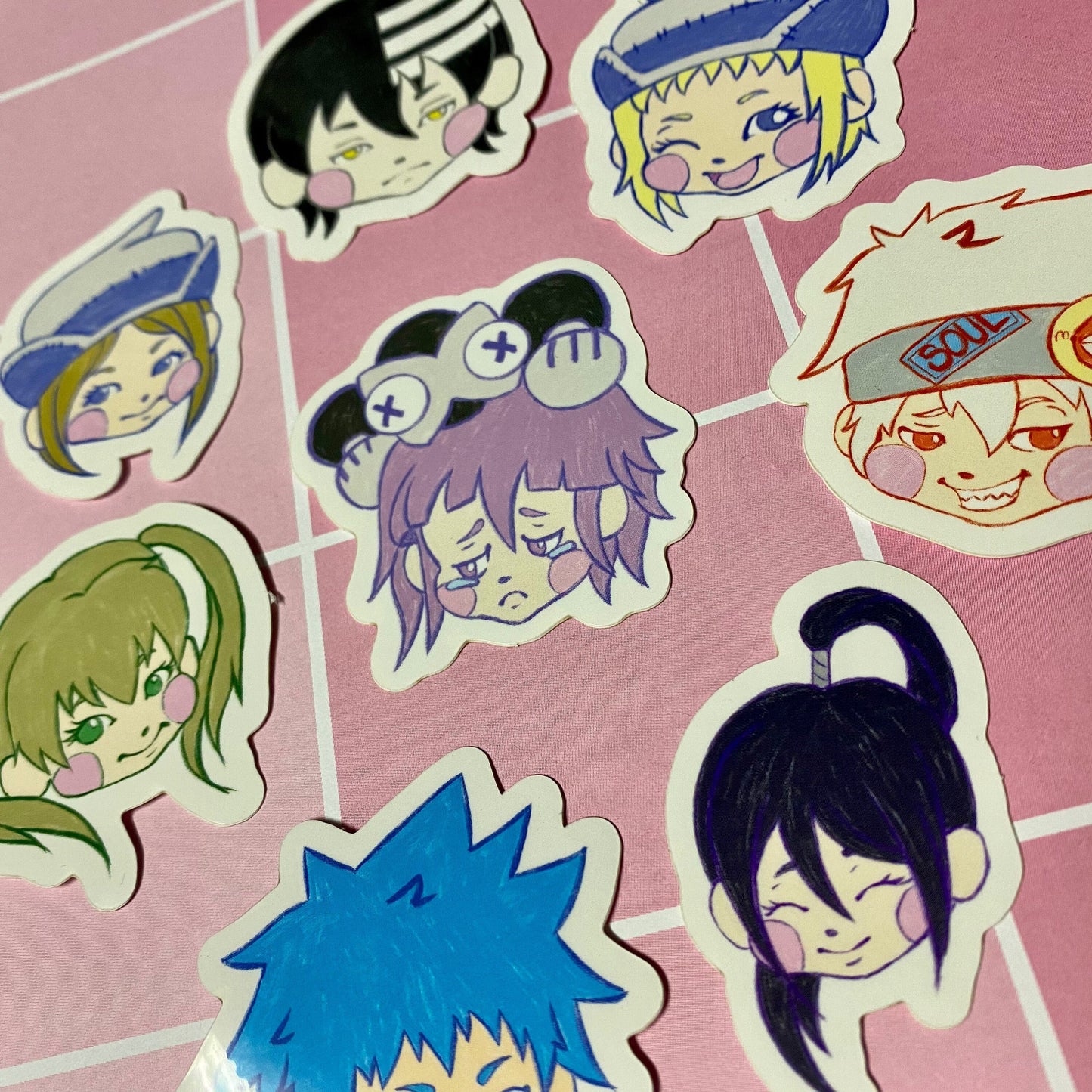 Chibi Soul Eater Sticker Pack (8 Stickers!!)