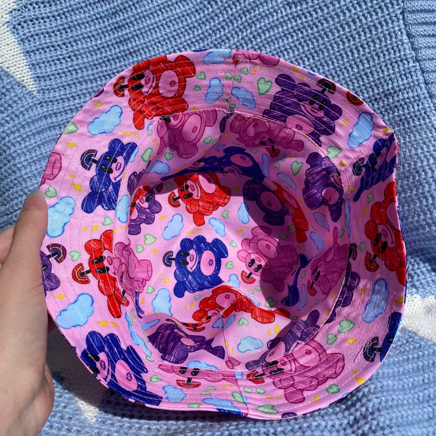 Rainbow Monkey Summer Light Bucket Hat
