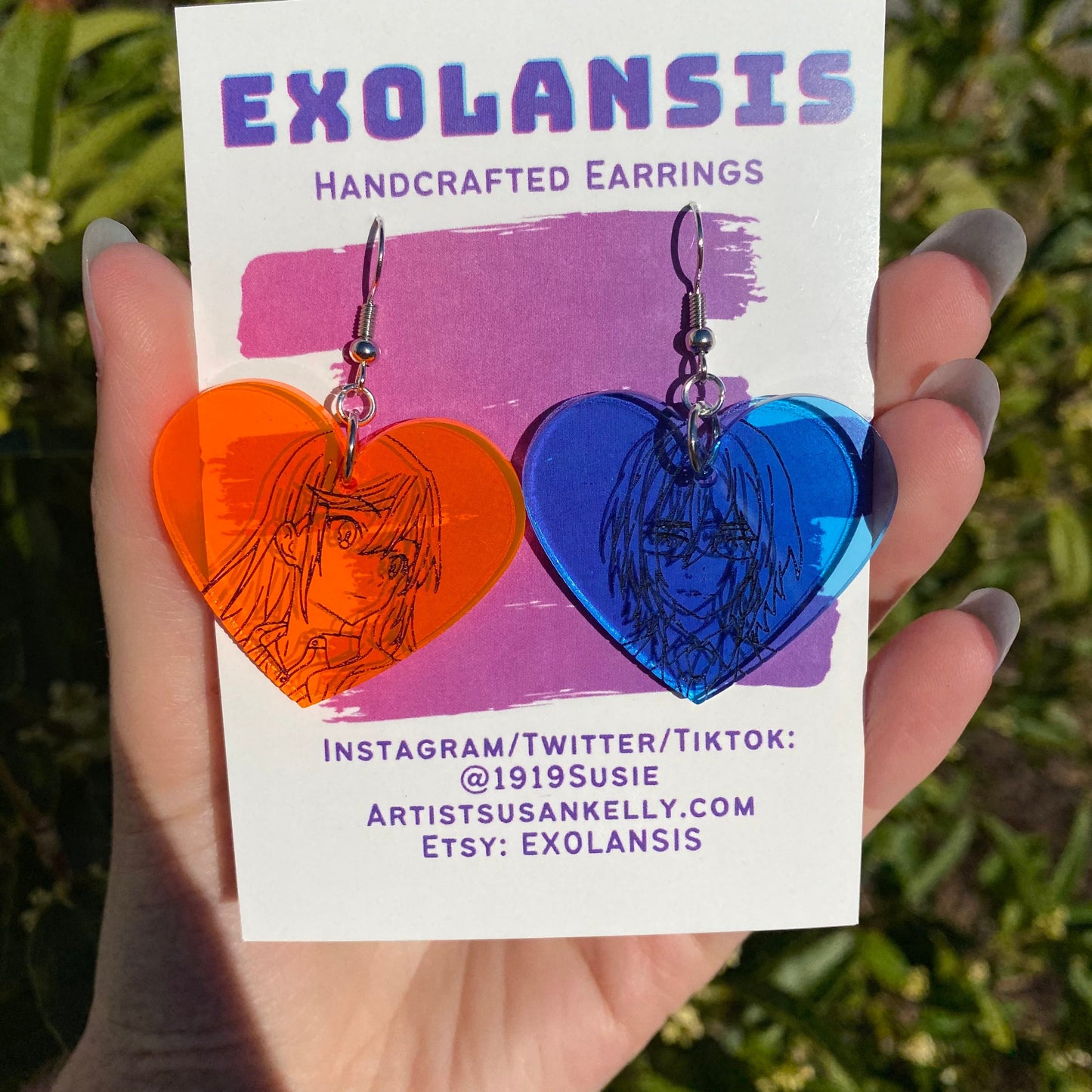 Horimiya Inspired Acrylic Earrings