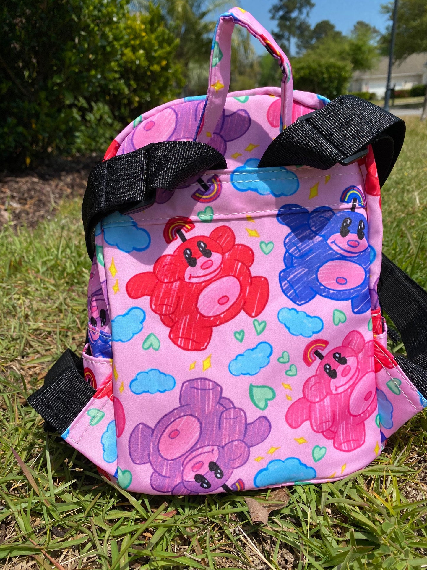 Rainbow Monkey Waterproof Mini-Backpack