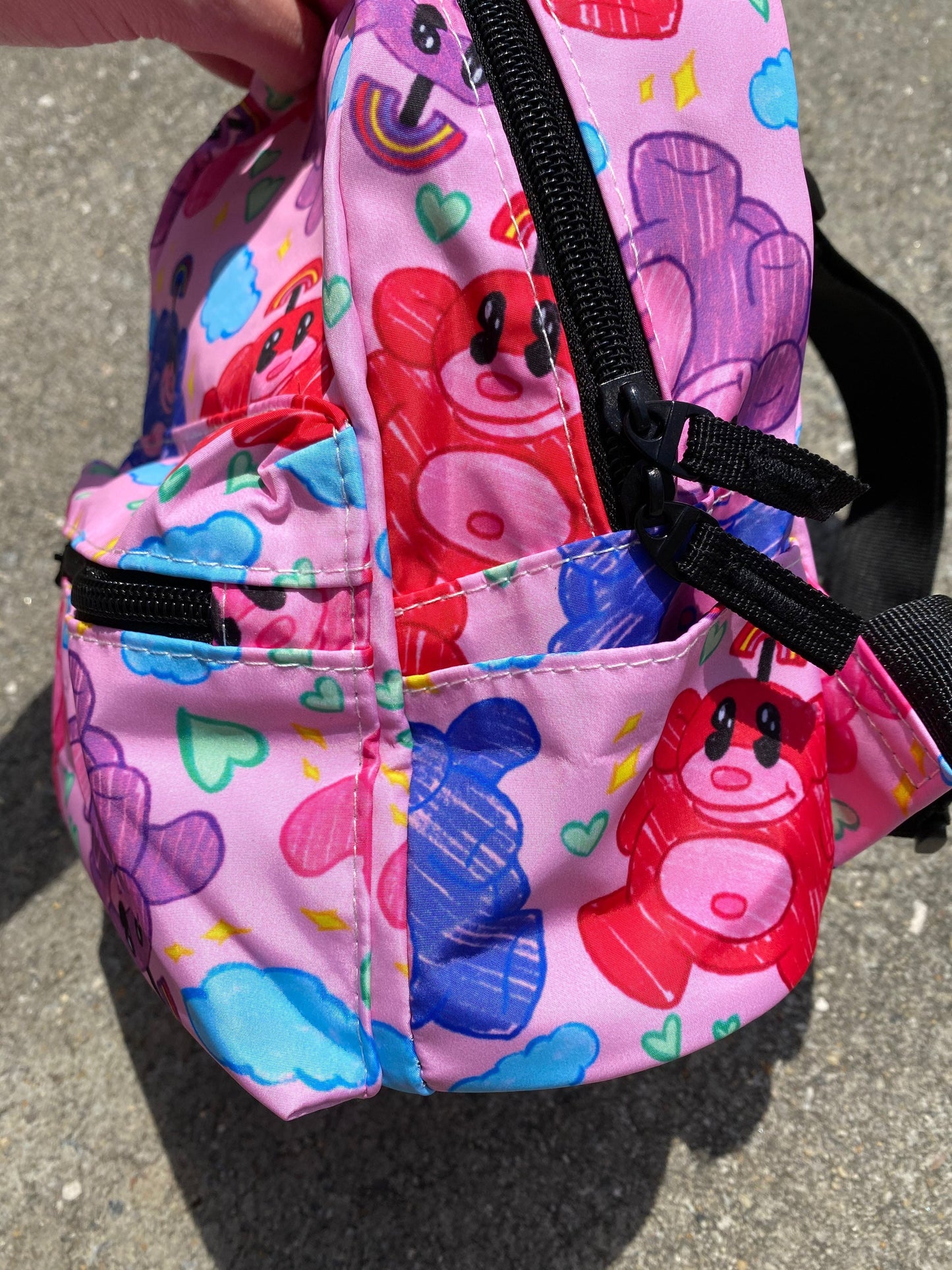 Rainbow Monkey Waterproof Mini-Backpack