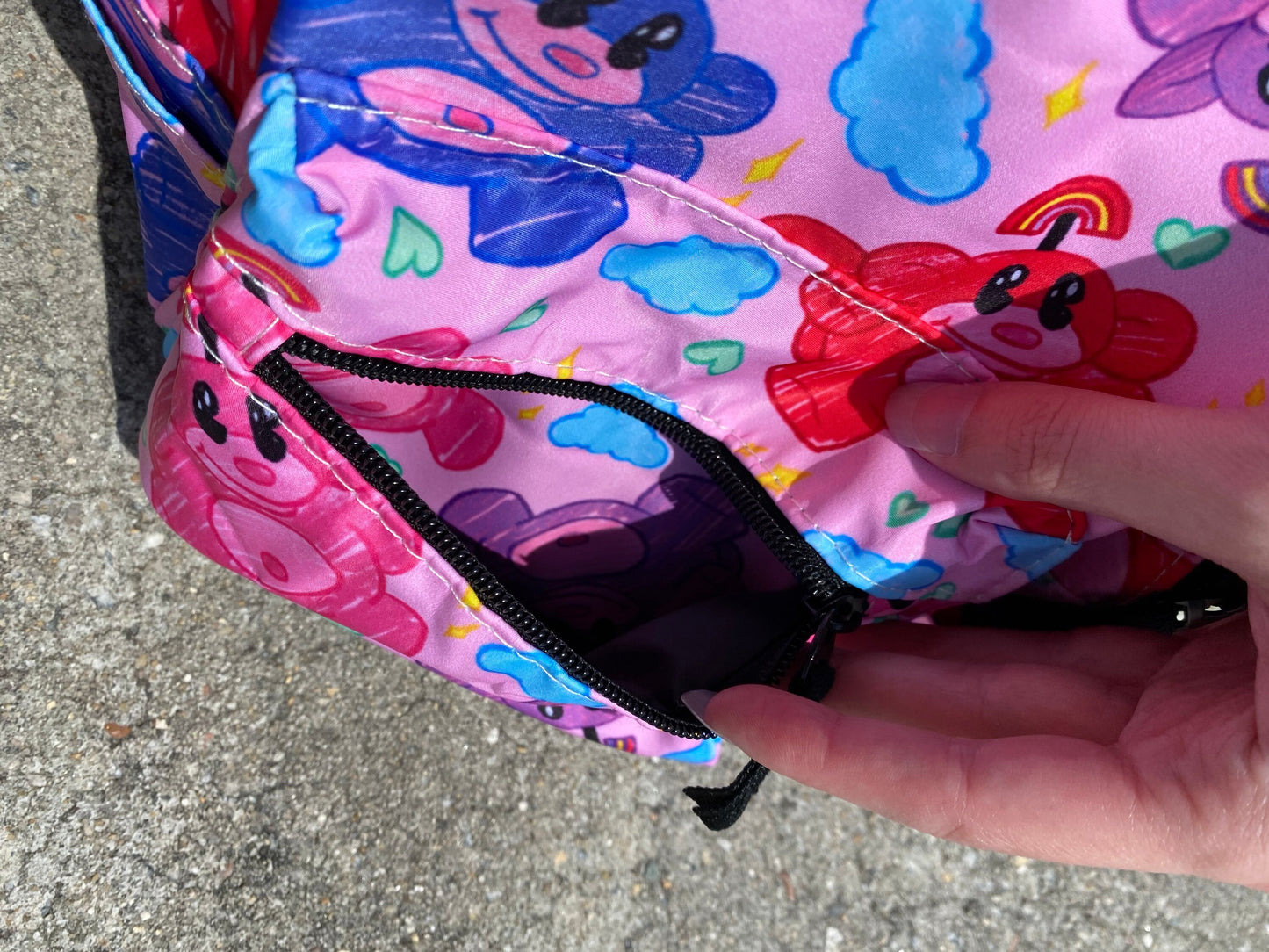 Rainbow Monkey Waterproof Mini-Backpack
