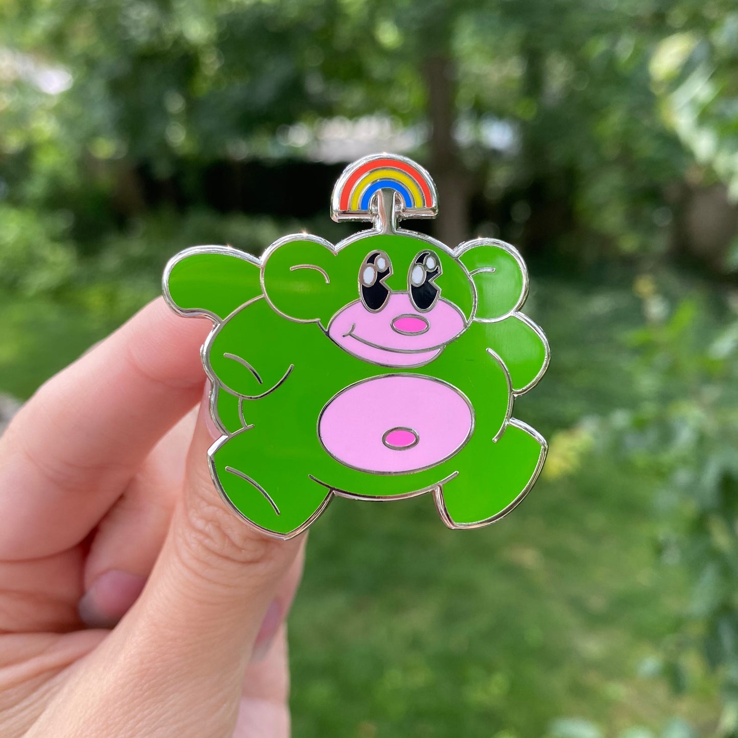 Rainbow Monkey Hard Enamel Pins