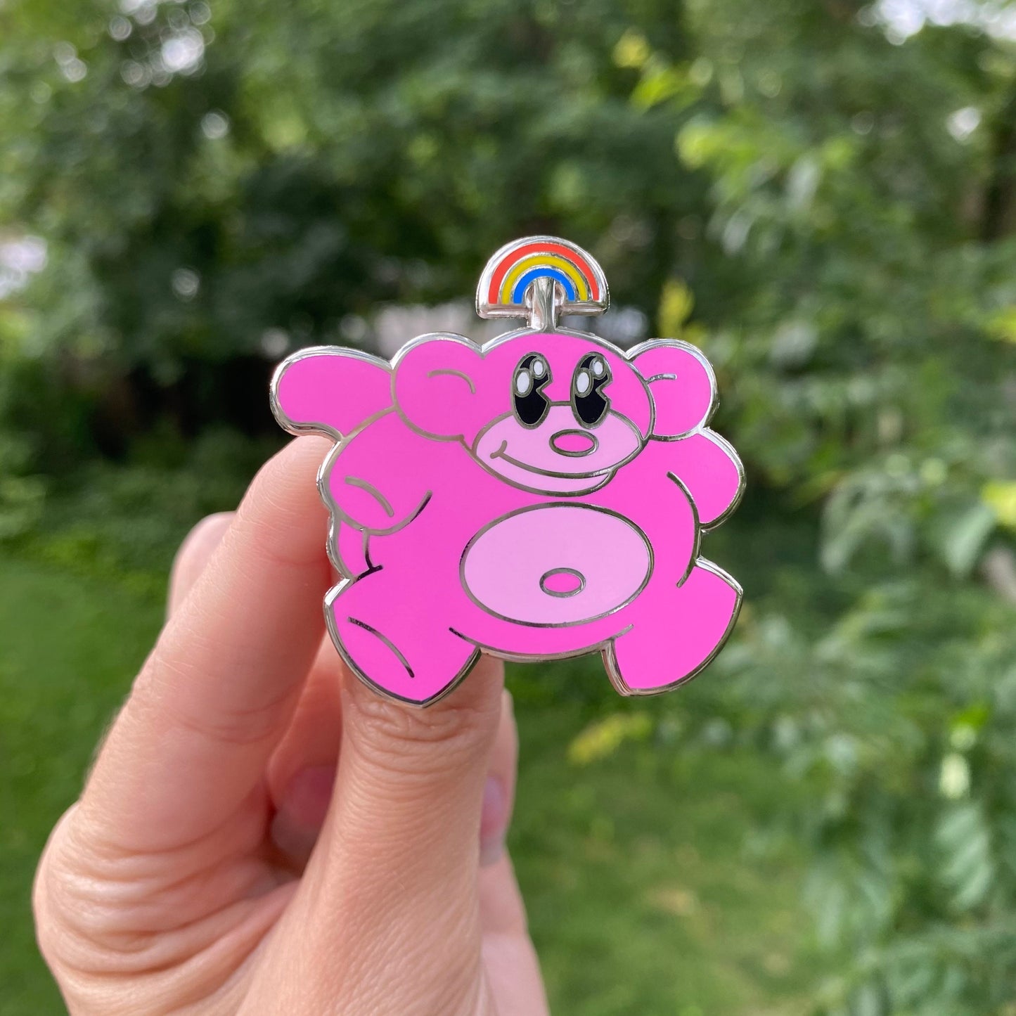 Rainbow Monkey Hard Enamel Pins