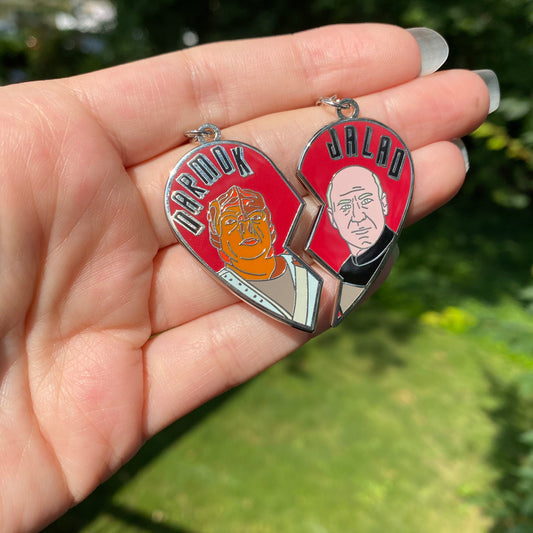 Darmok and Jalad at Tanagra Hard Enamel Earrings - Star Trek: The Next Generation