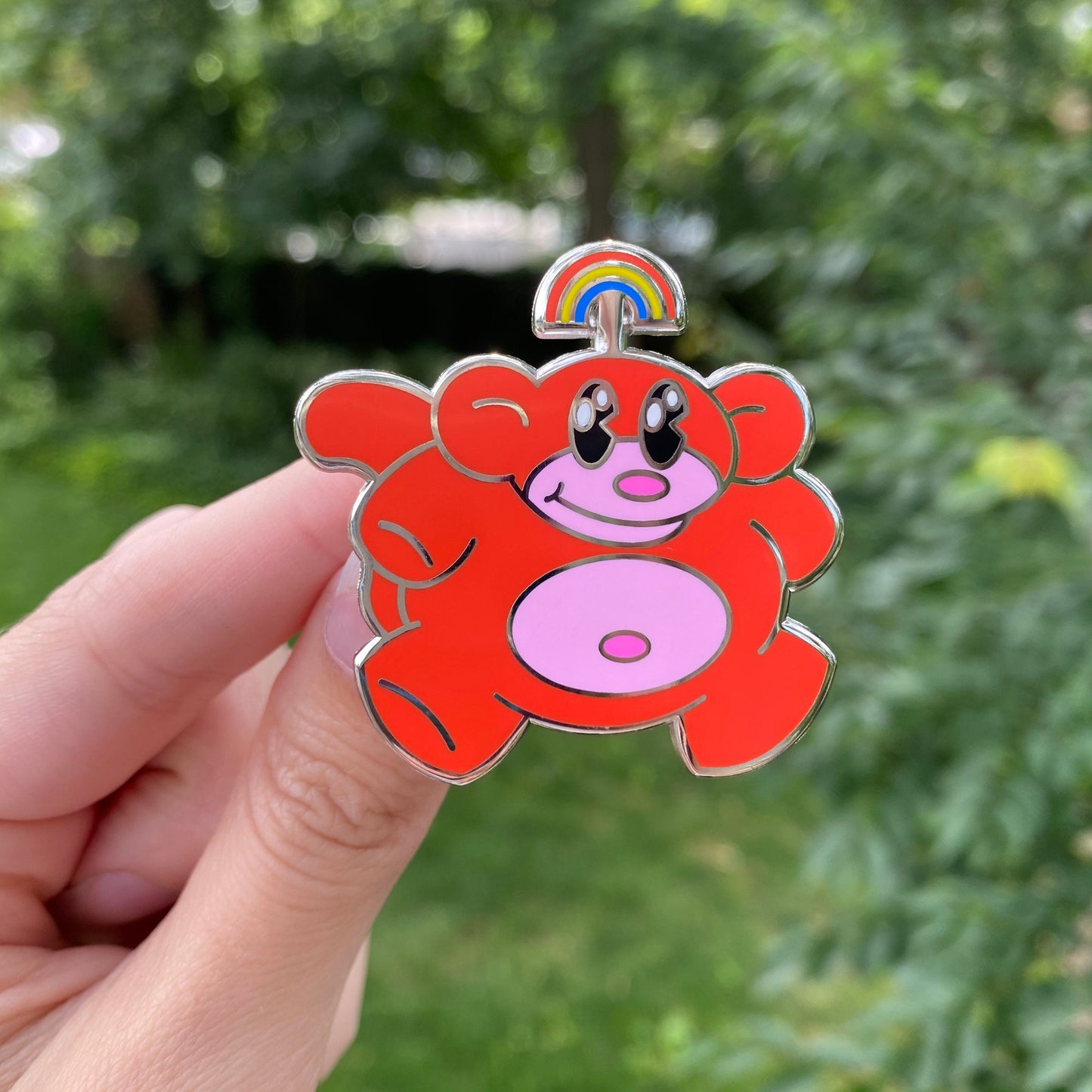Rainbow Monkey Hard Enamel Pins