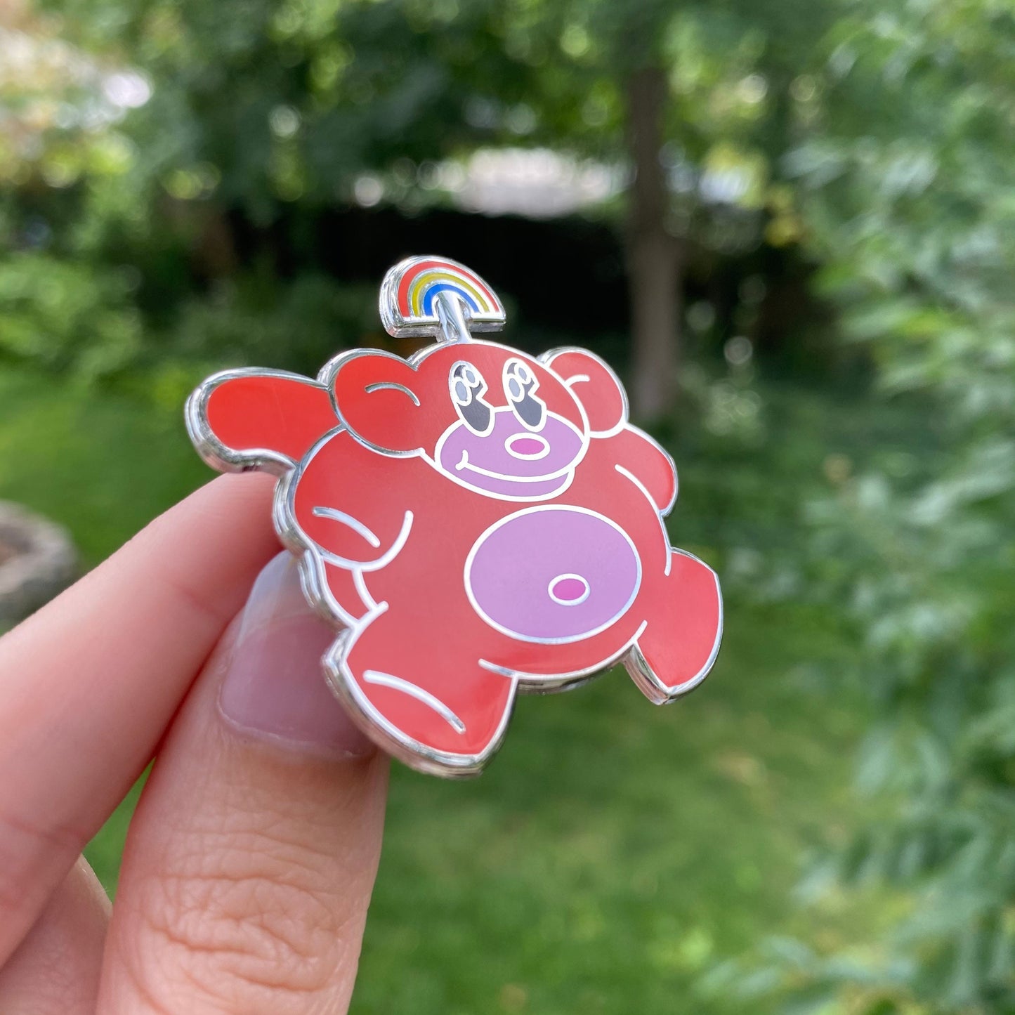 Rainbow Monkey Hard Enamel Pins