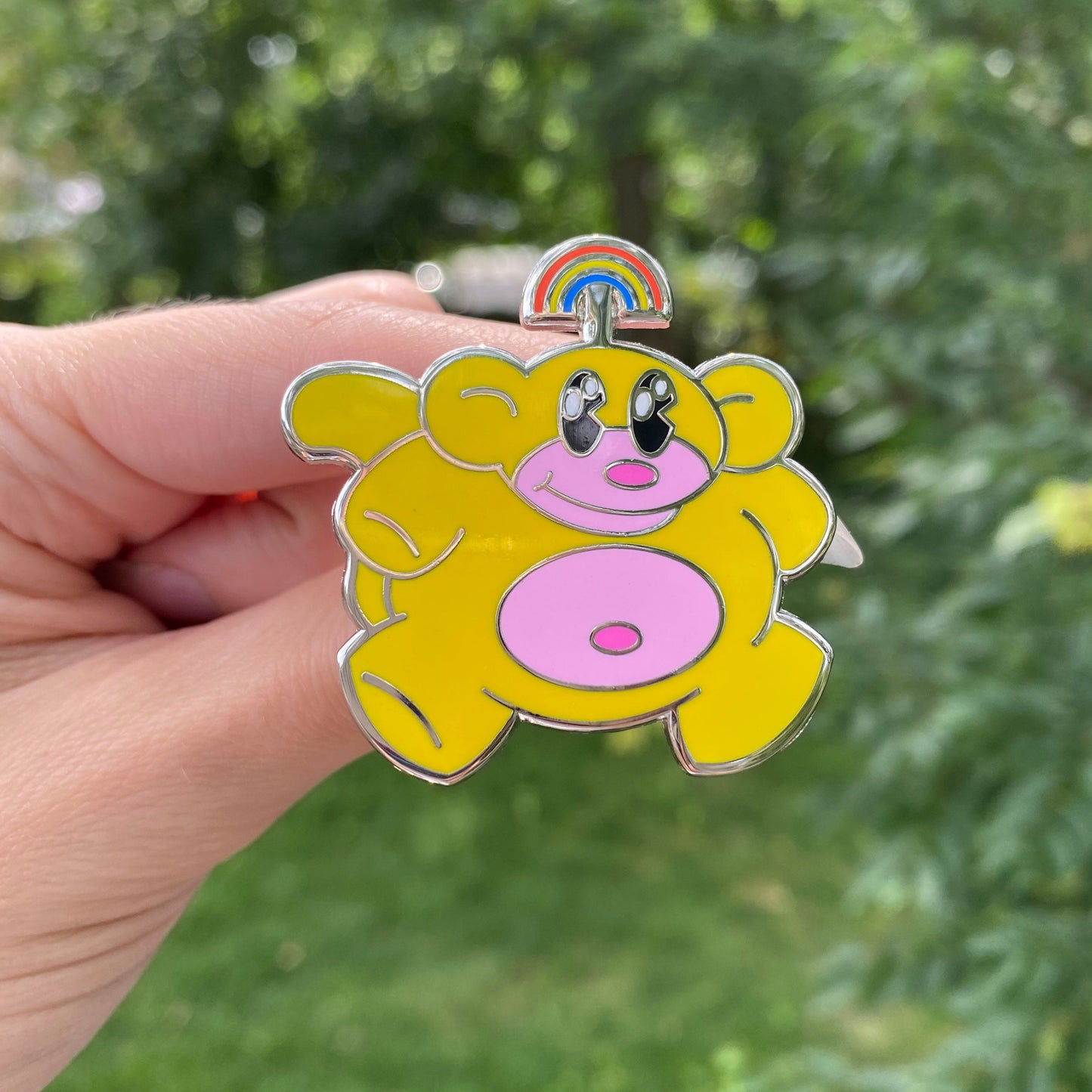 Rainbow Monkey Hard Enamel Pins