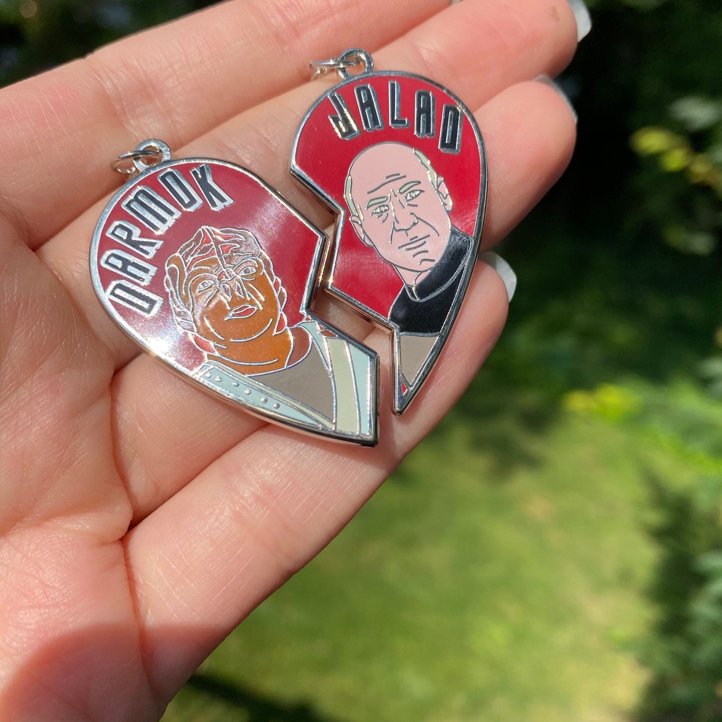 Darmok and Jalad at Tanagra Hard Enamel Earrings - Star Trek: The Next Generation