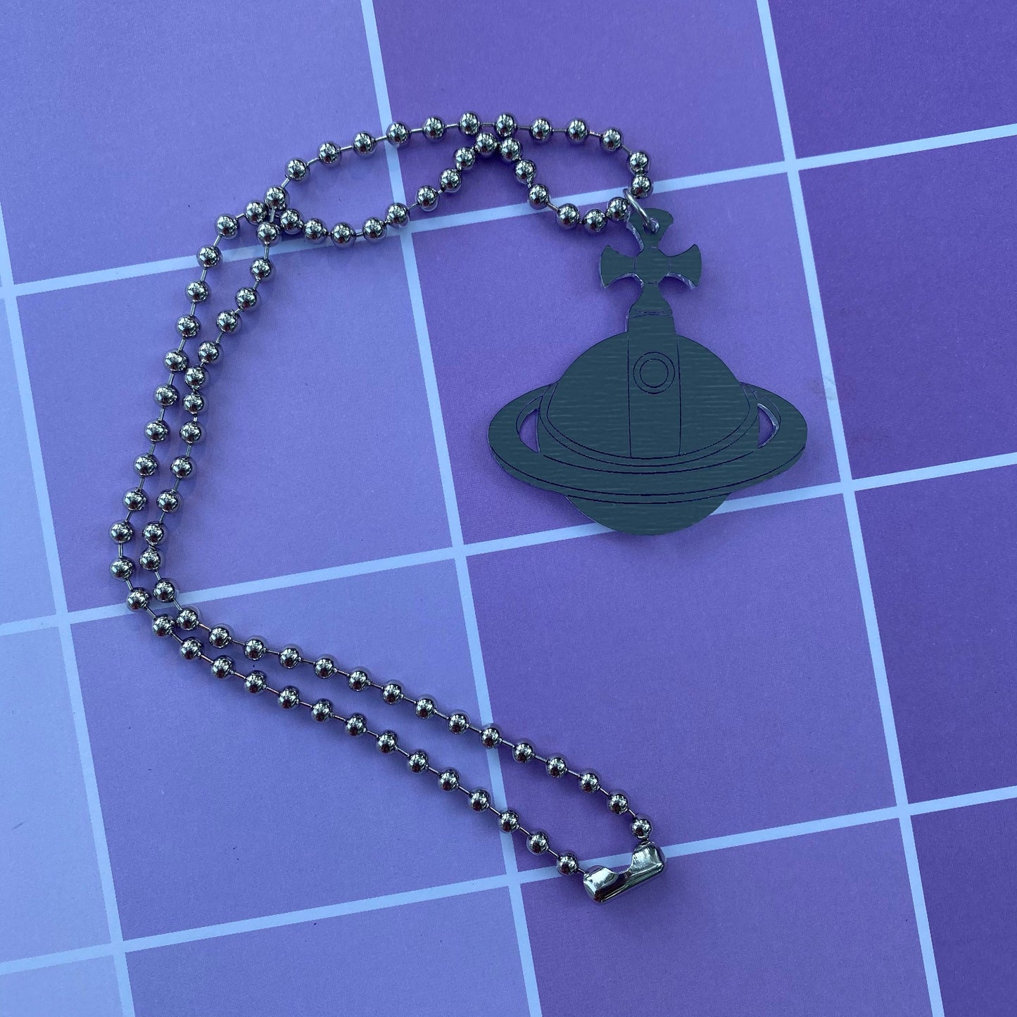 Shin’s Lighter - Nana Inspired Mirrored Acrylic Necklace