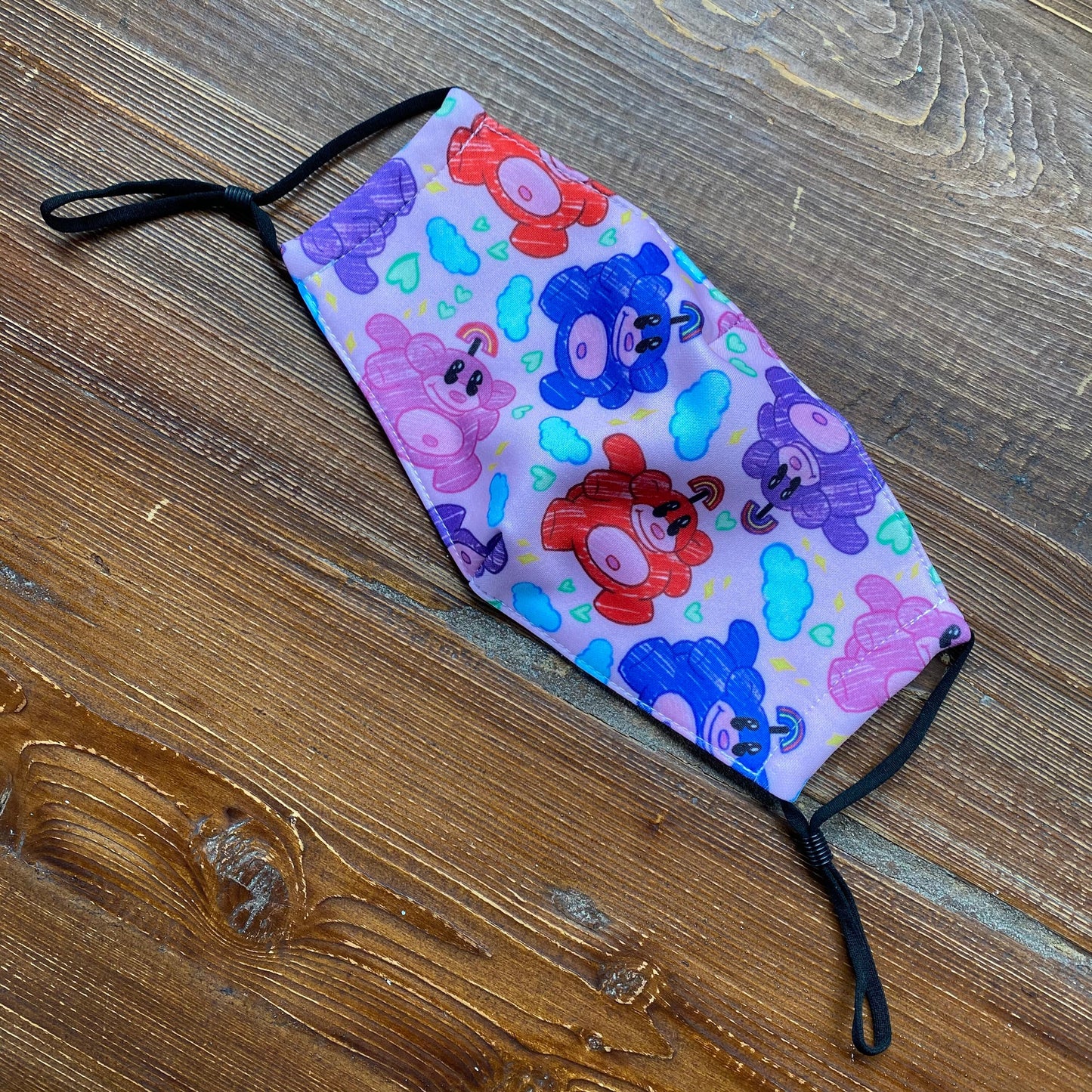 Rainbow Monkey Adult sized Face Mask