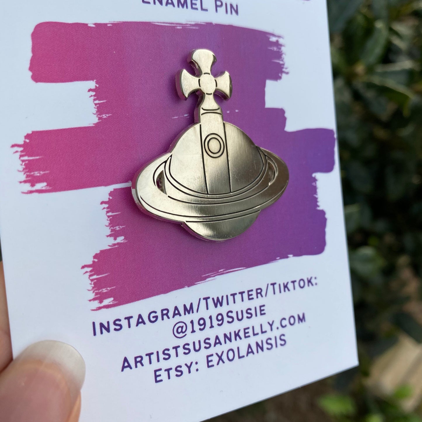 Nana Inspired Shin’s Necklace Silver Soft Enamel Pin