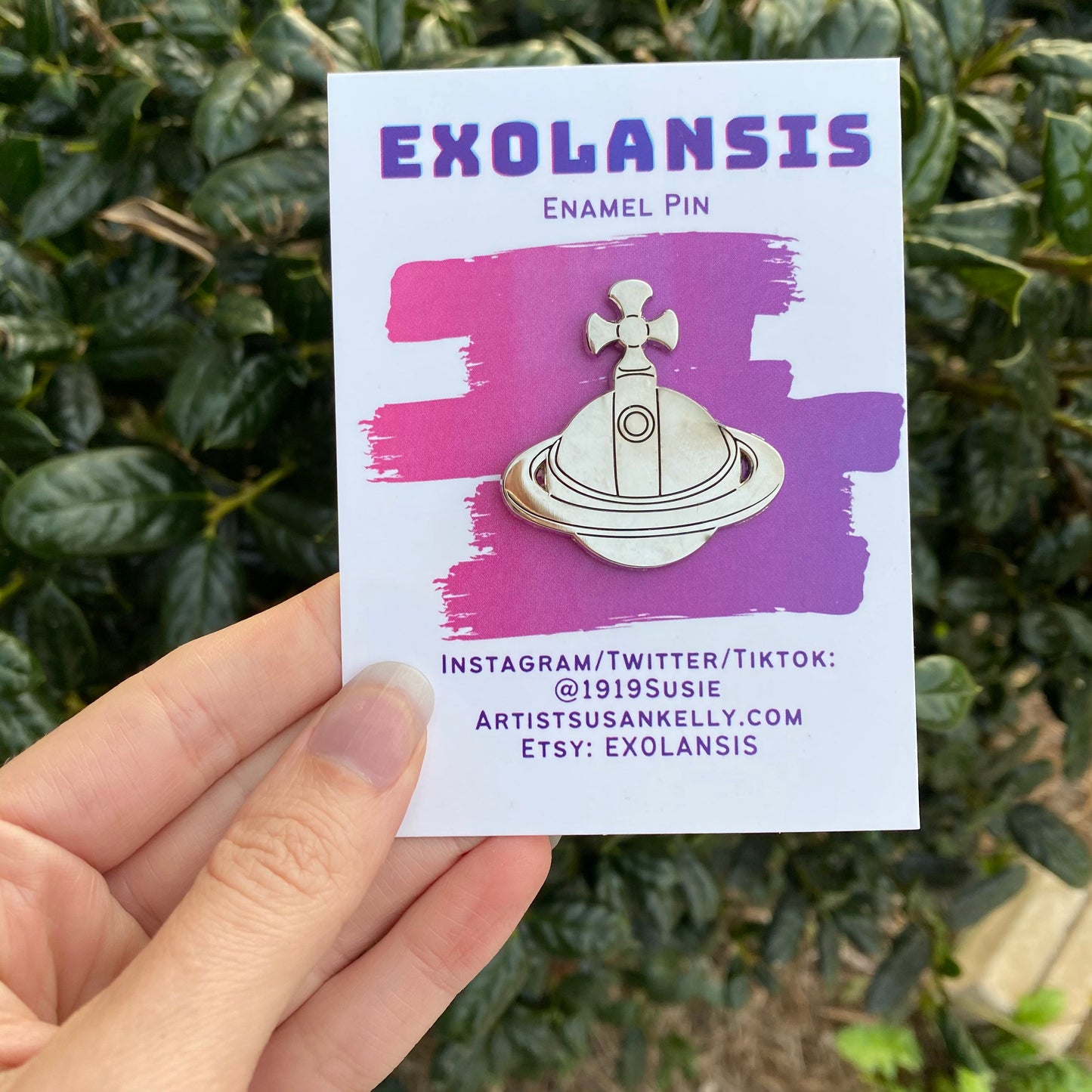 Nana Inspired Shin’s Necklace Silver Soft Enamel Pin