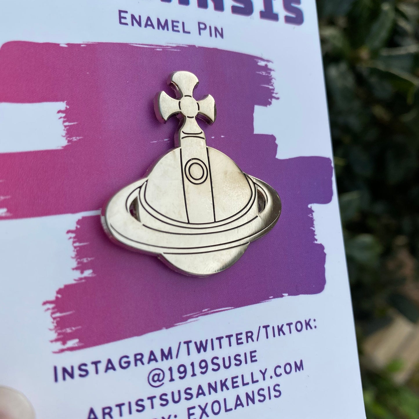 Nana Inspired Shin’s Necklace Silver Soft Enamel Pin