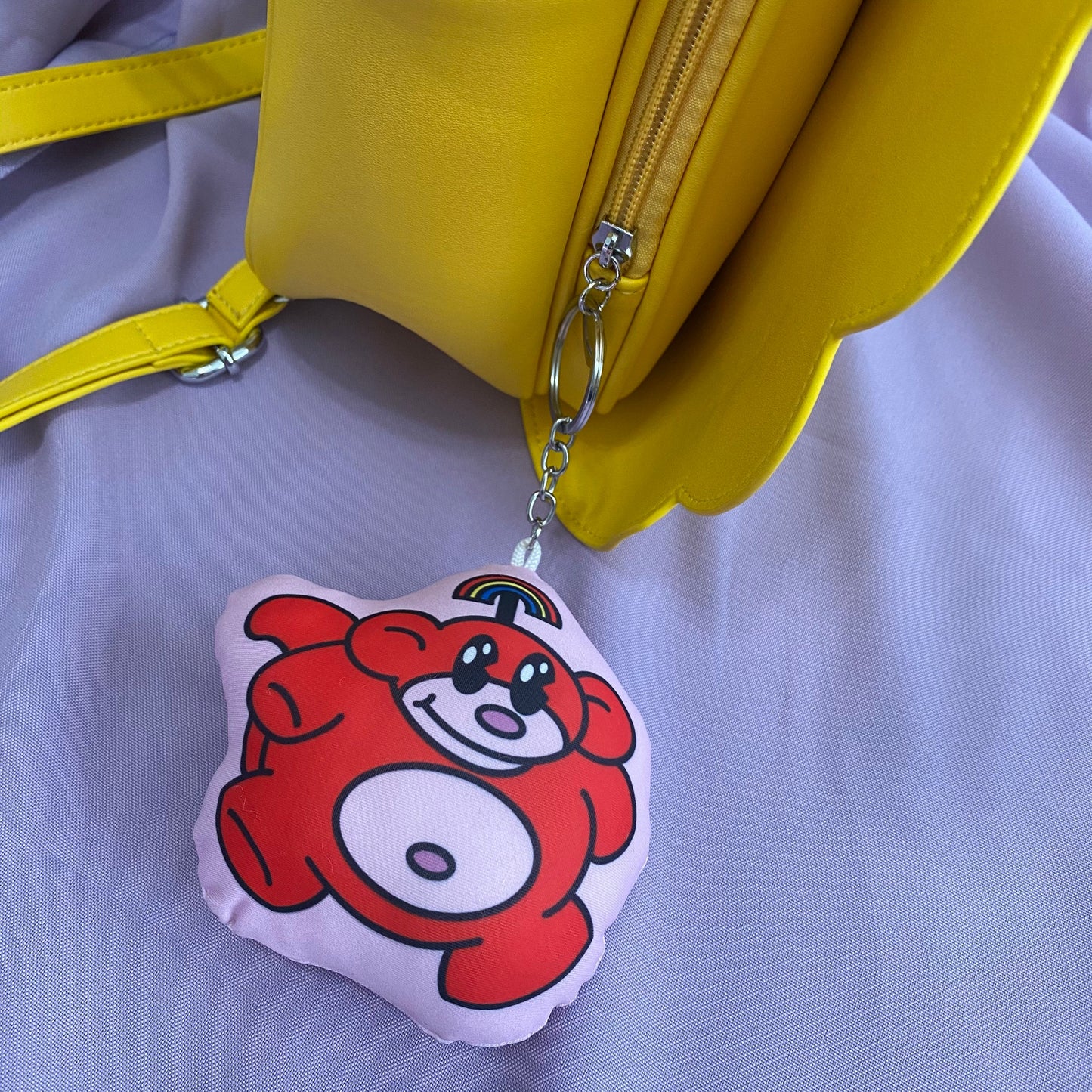 Rainbow Monkey 4” Plush Keychain
