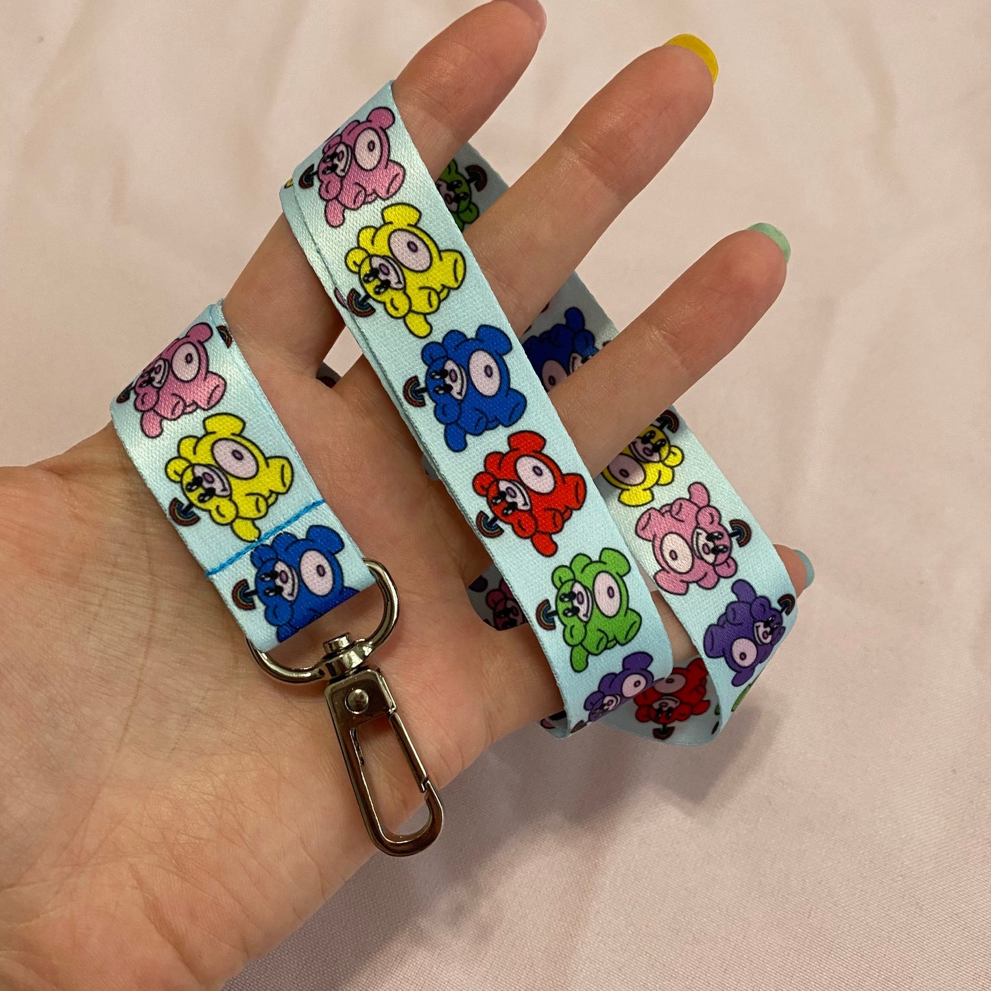 Dancing Rainbow Monkey Lanyard