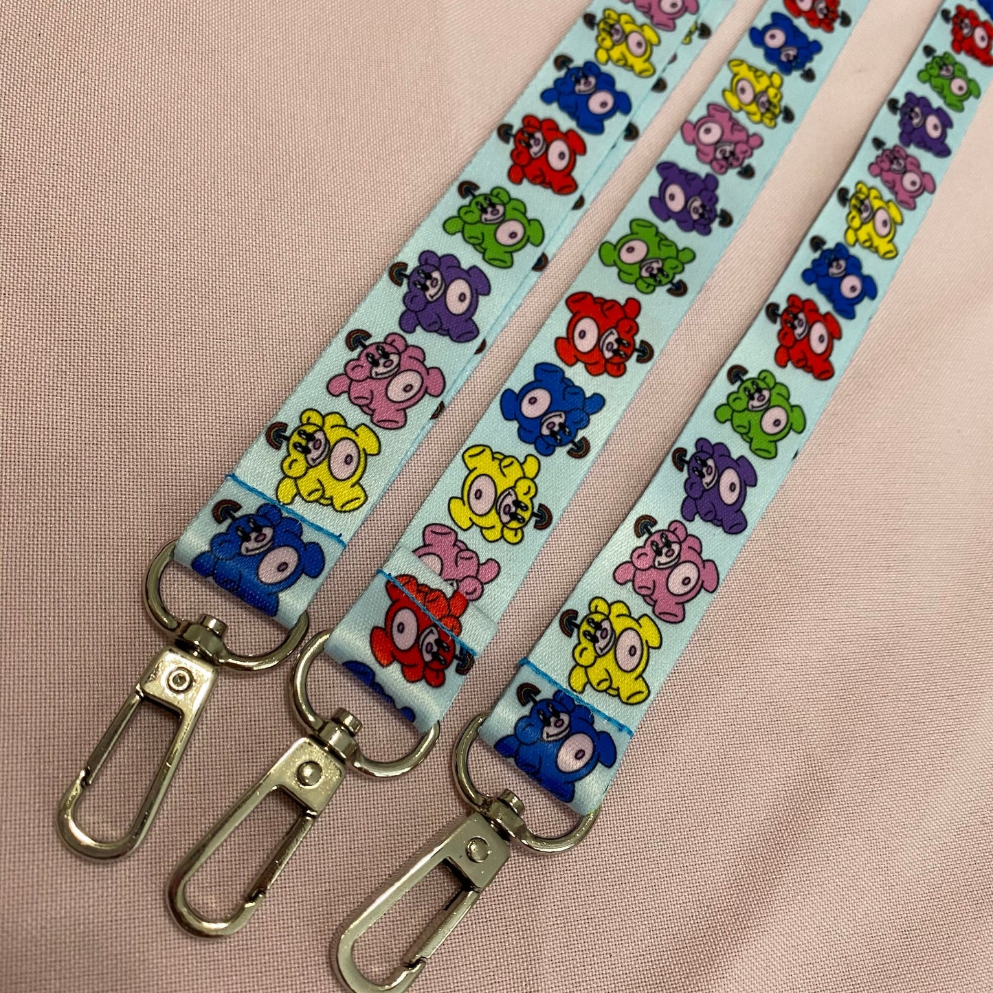 Dancing Rainbow Monkey Lanyard